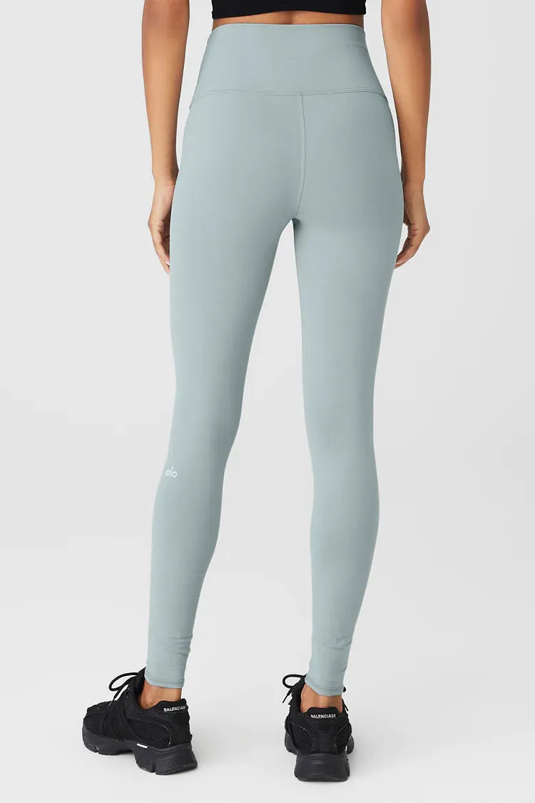 High Waist Airbrush Legging in Cosmic Grey