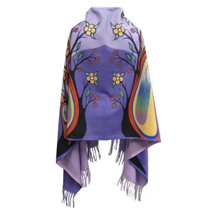 Indigenous Artist Collection: Eco Shawl: Gifts From Creator by Emily Kewageshig