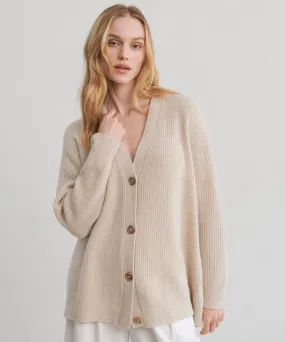 Jenni Kayne - Cashmere Cocoon Cardigan in Oatmeal