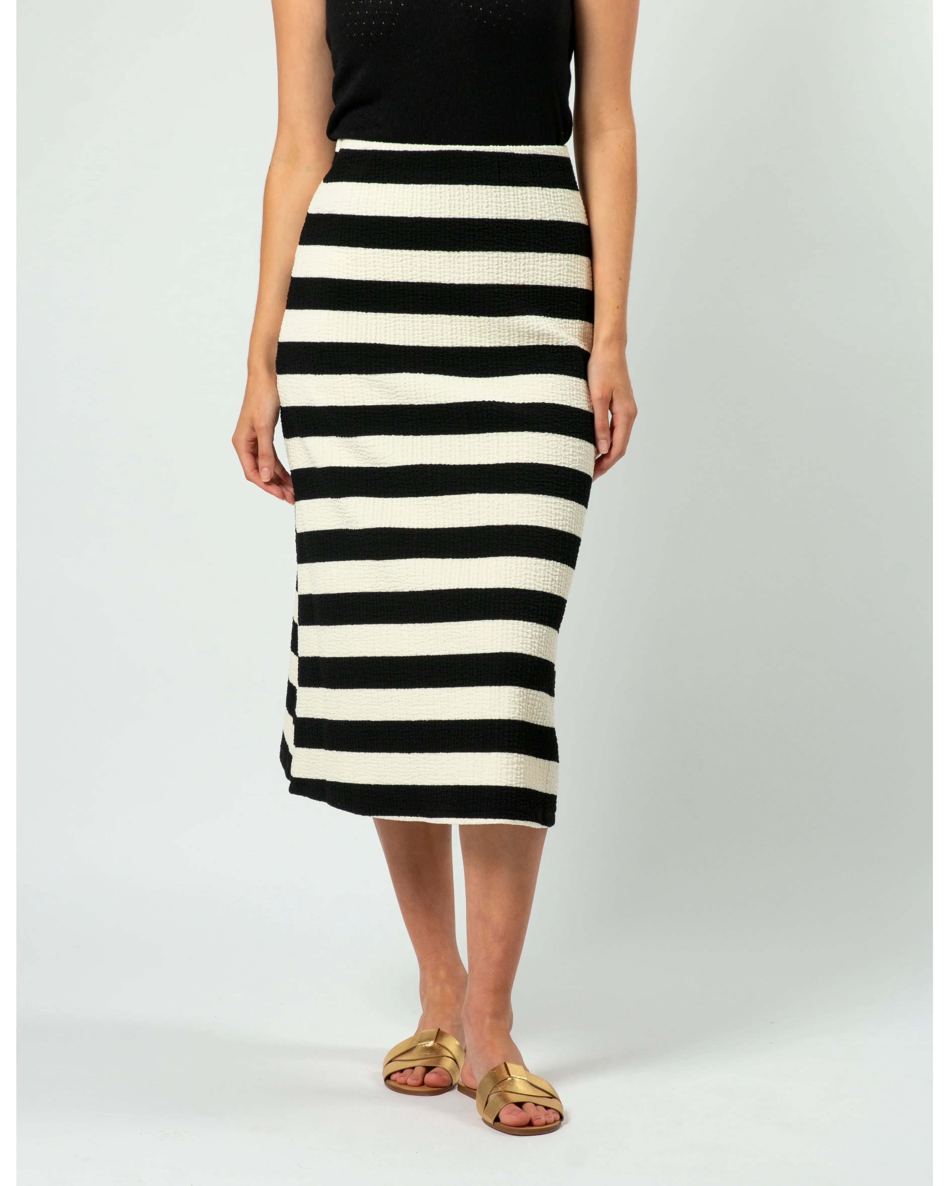 Jordie Skirt - Oreo Stripe