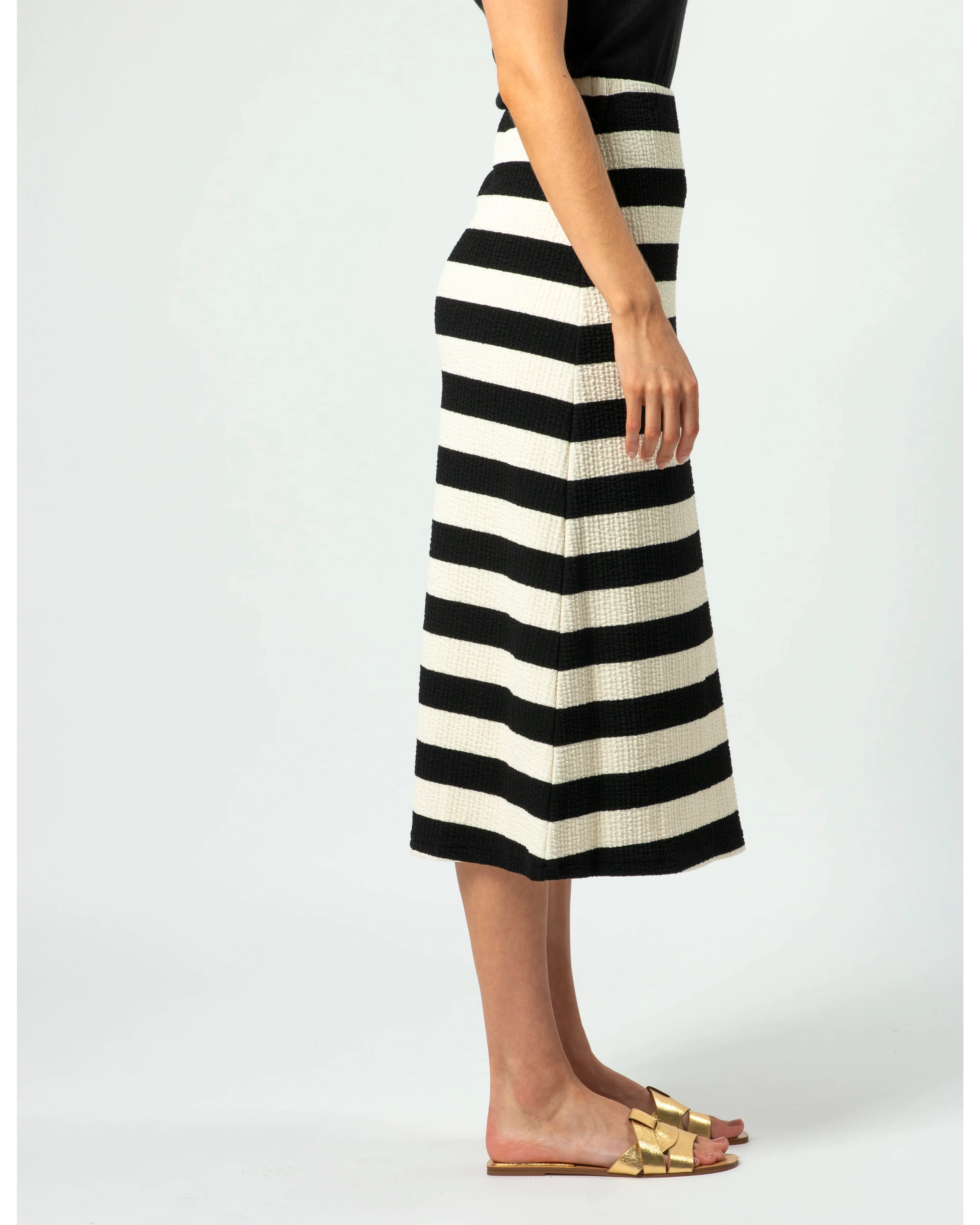 Jordie Skirt - Oreo Stripe