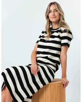 Jordie Skirt - Oreo Stripe