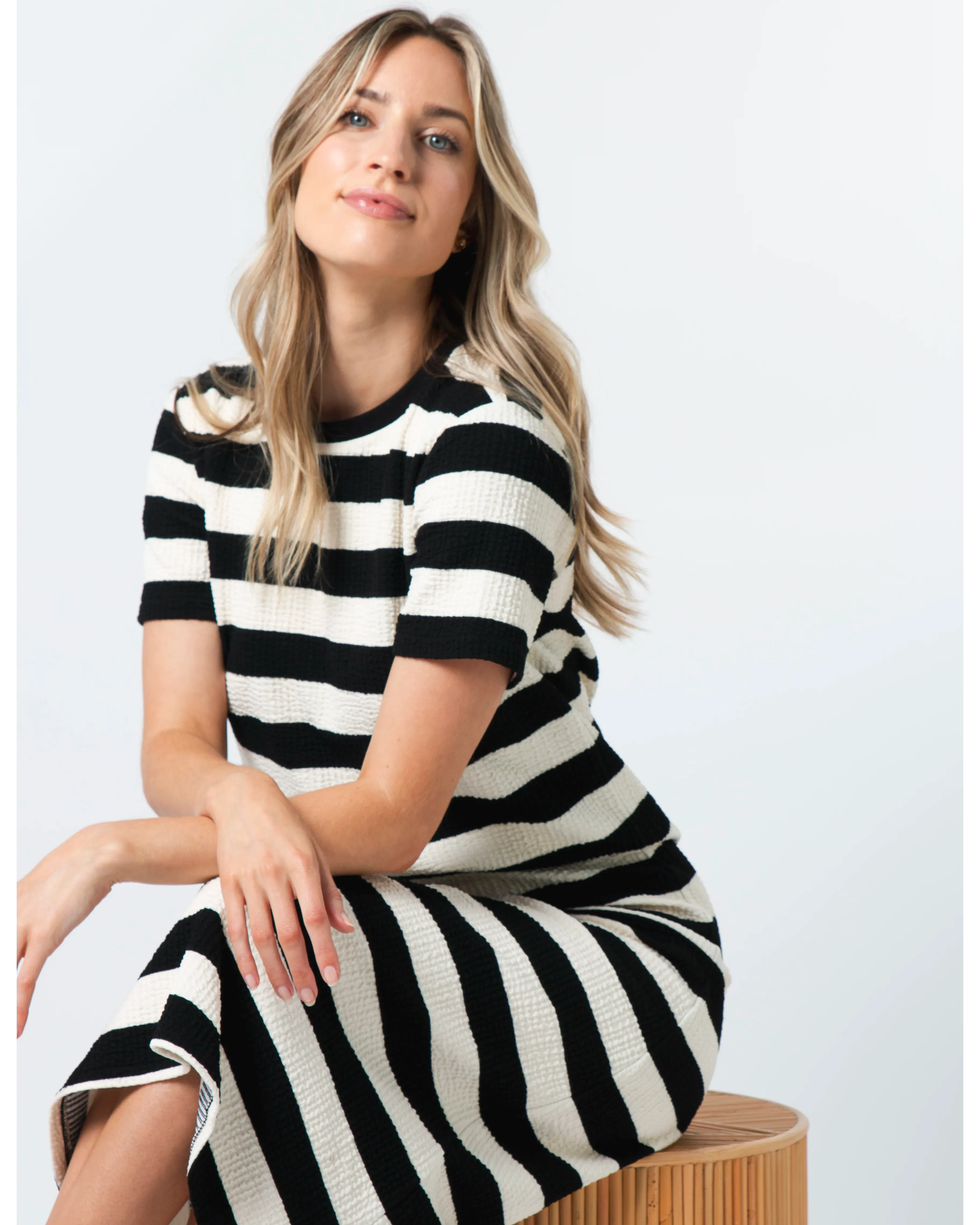 Jordie Skirt - Oreo Stripe