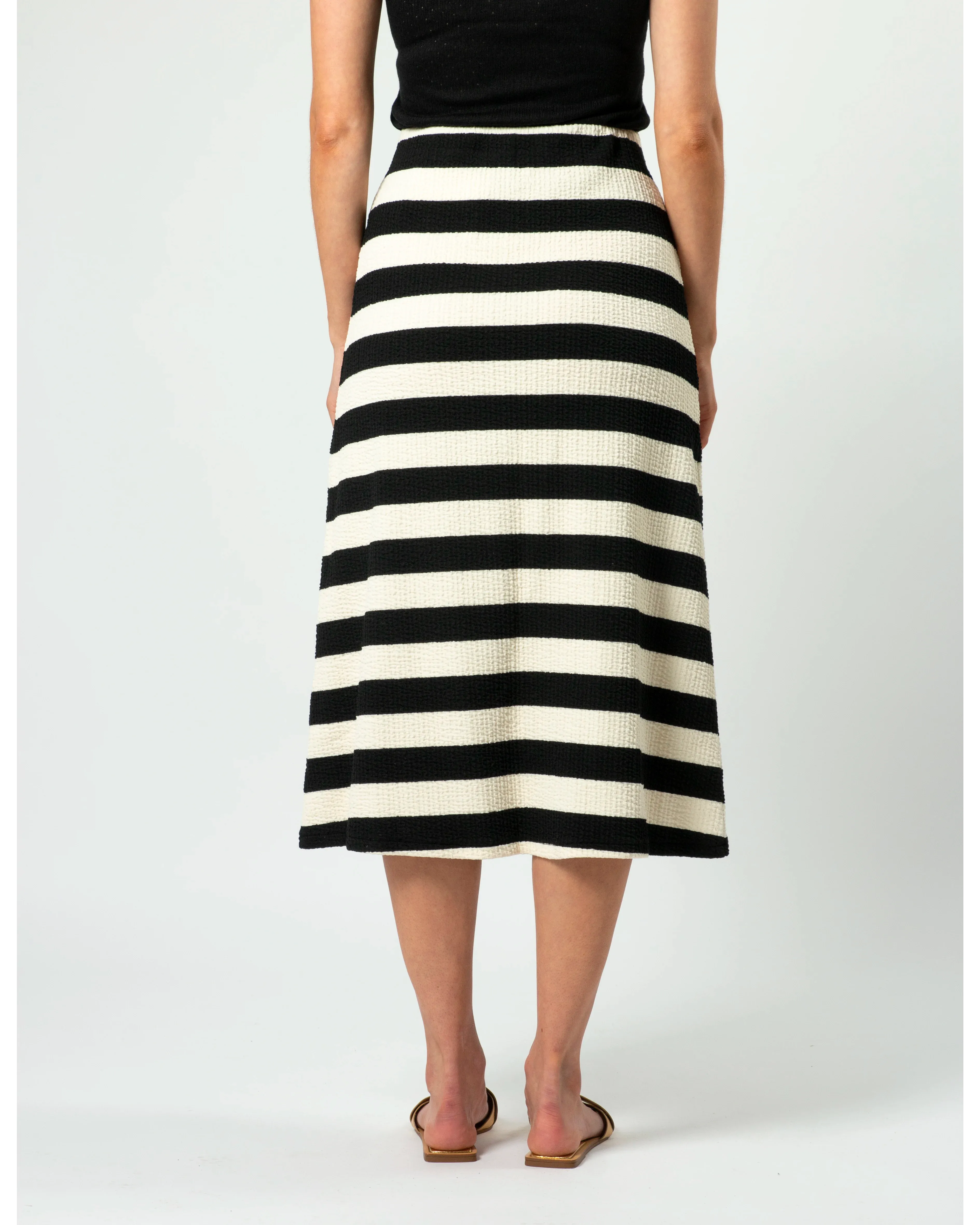 Jordie Skirt - Oreo Stripe