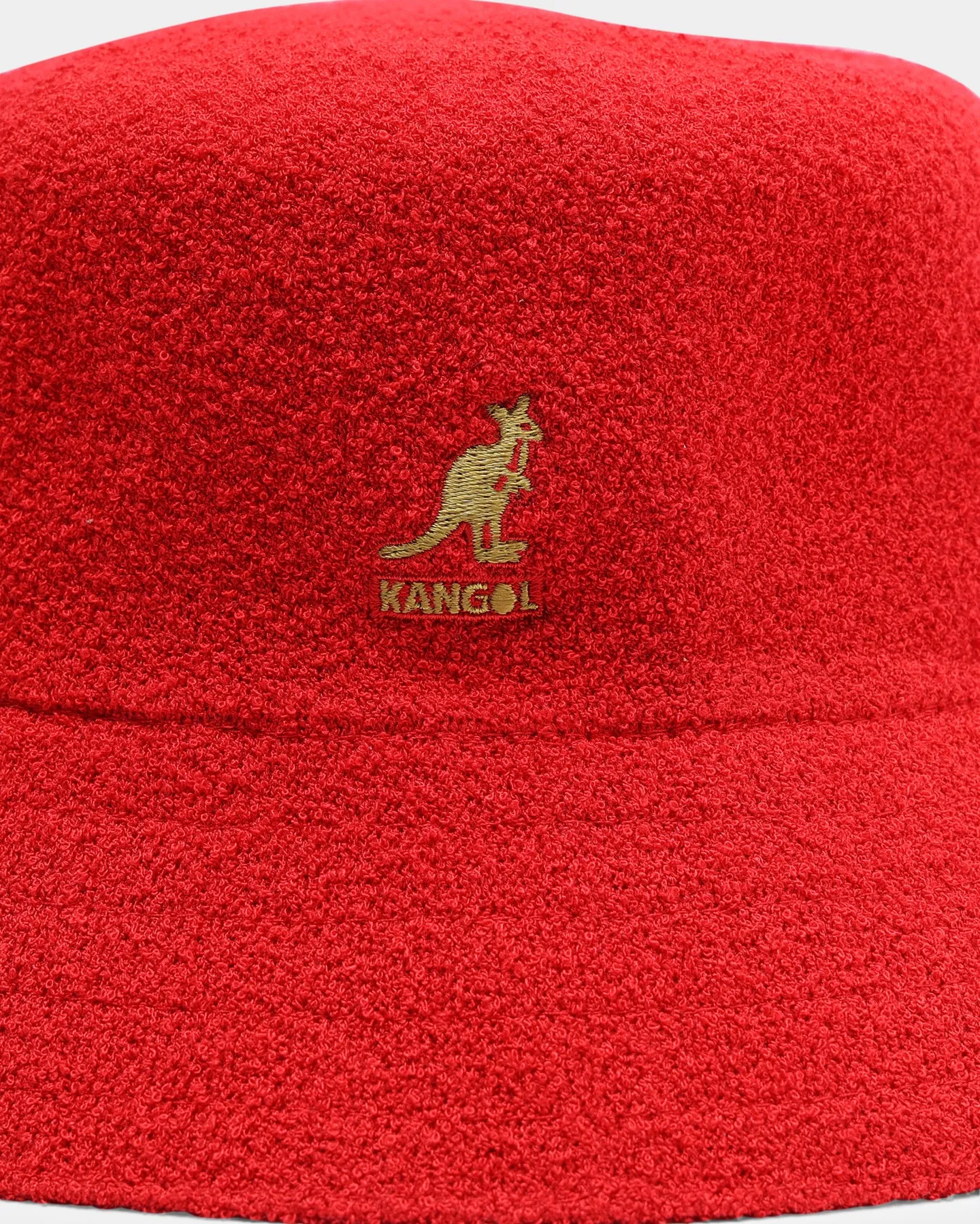 Kangol Men's Bermuda Bucket Scarlet/Gold