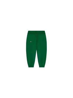 Kids Merino Wool Track Pants—seaweed green