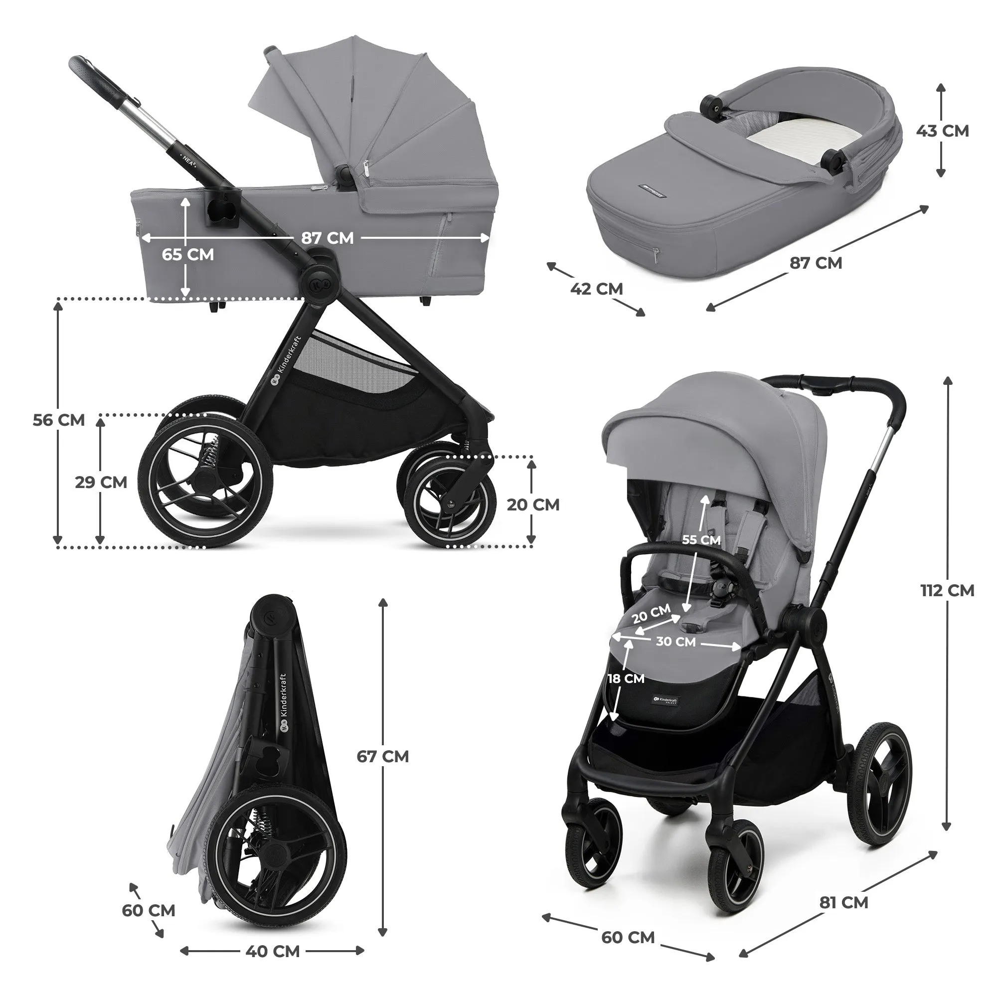 Kinderkraft NEA 2 Stroller