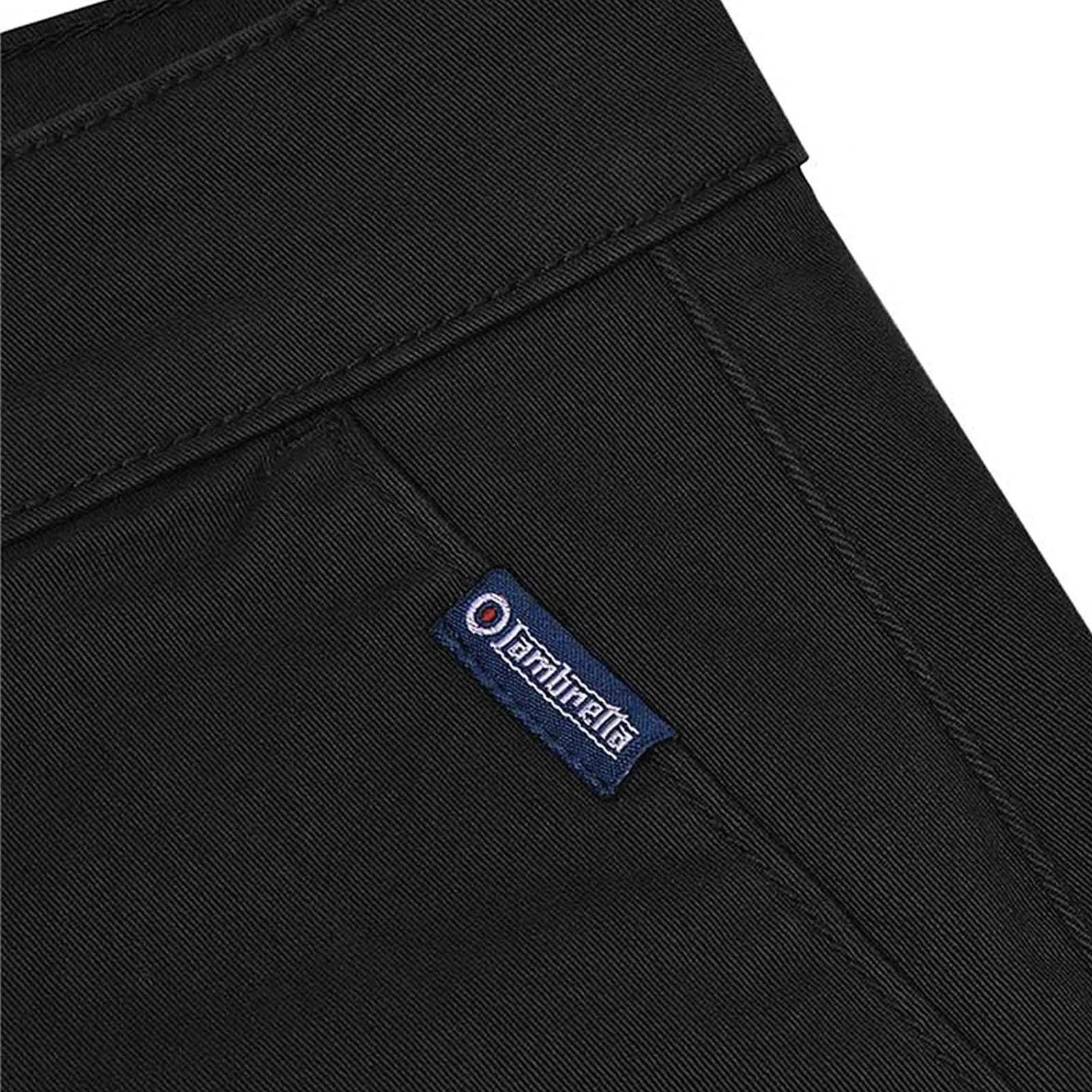 Lambretta Mens Straight Leg Twill Stretch Chinos