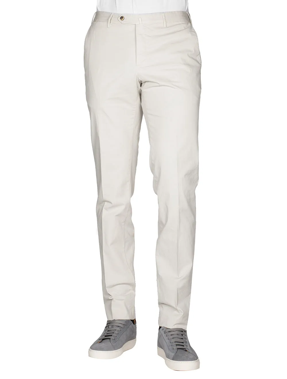 Light Stretch Gabardine Trouser Stone