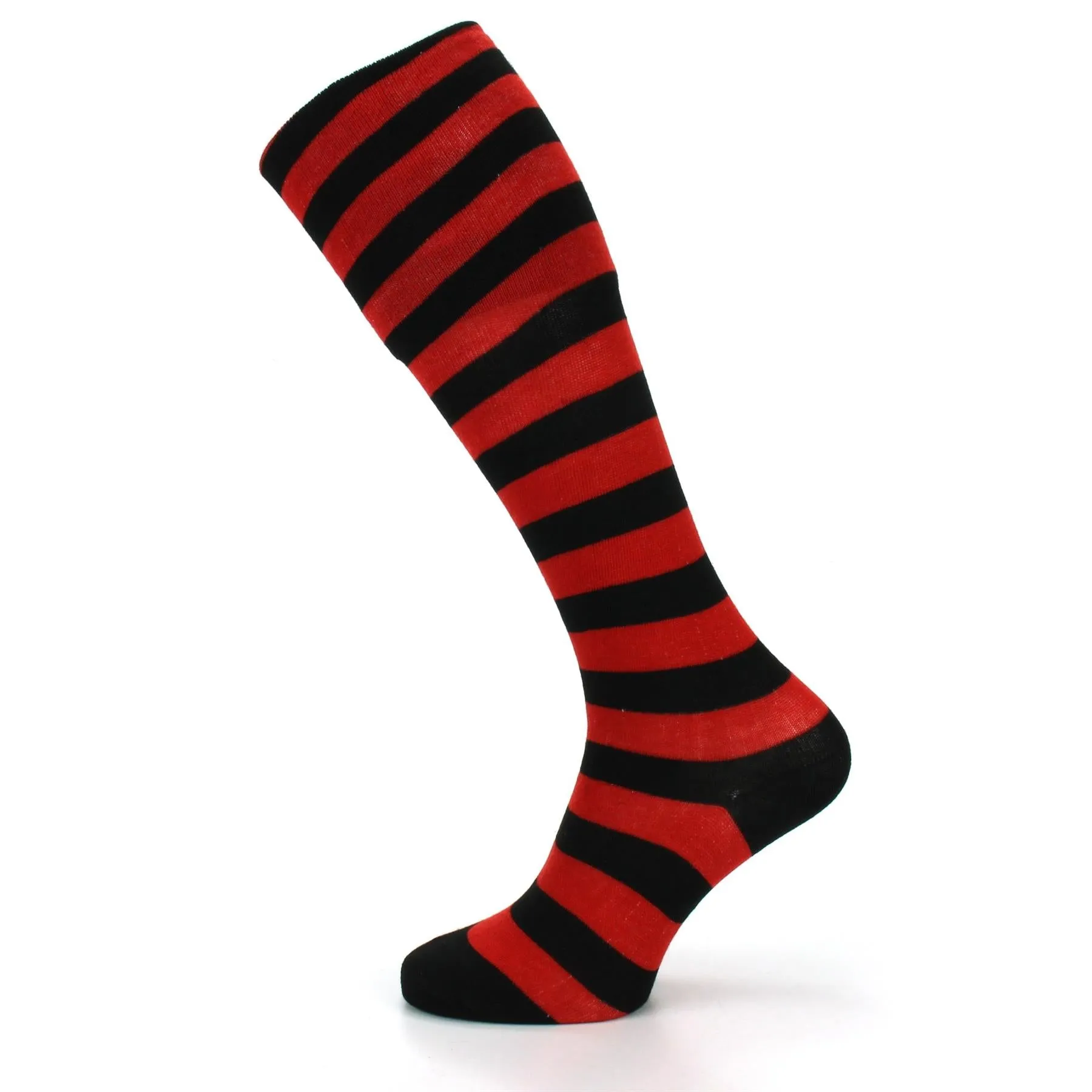 Long Knee High Striped Socks - Set 4