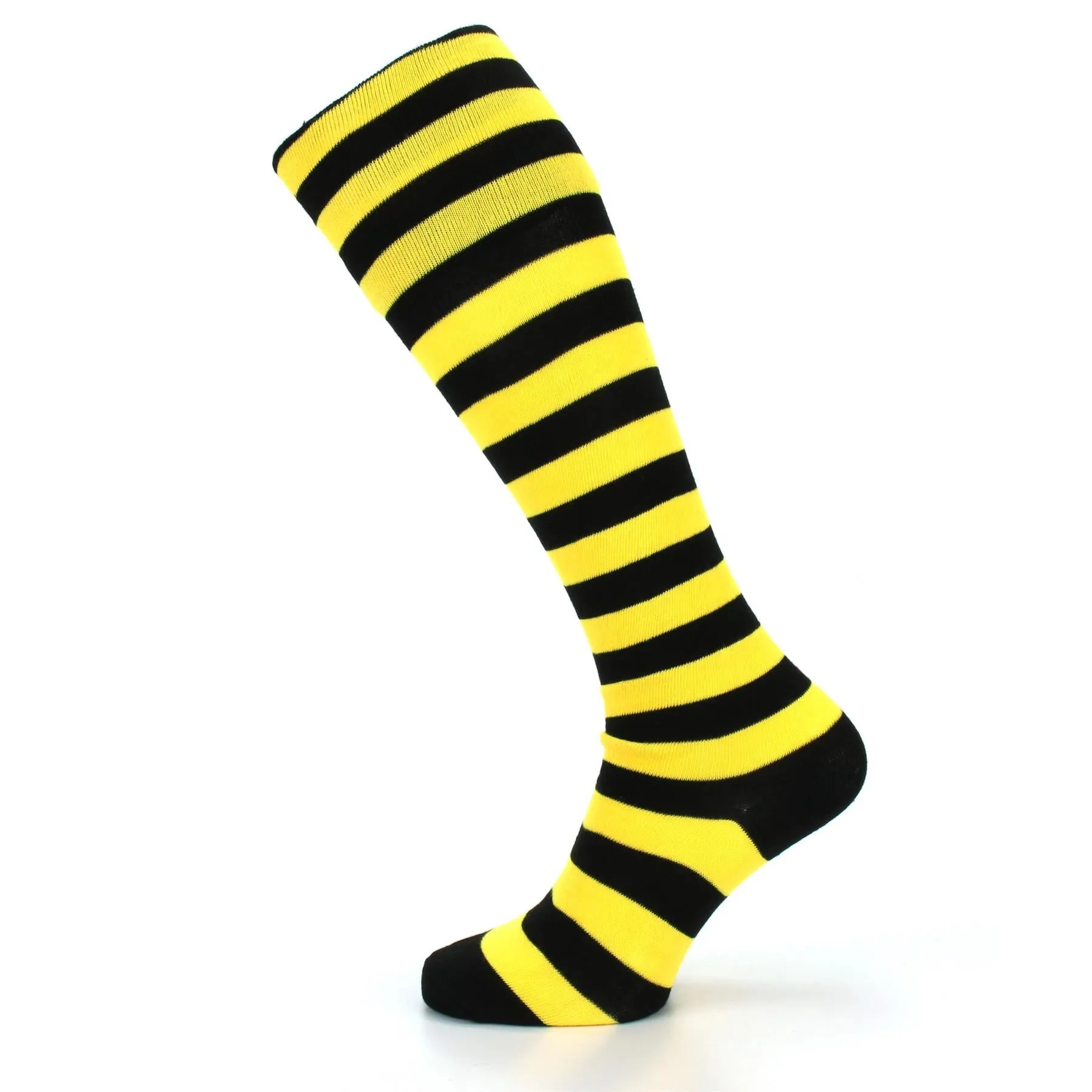 Long Knee High Striped Socks - Set 4