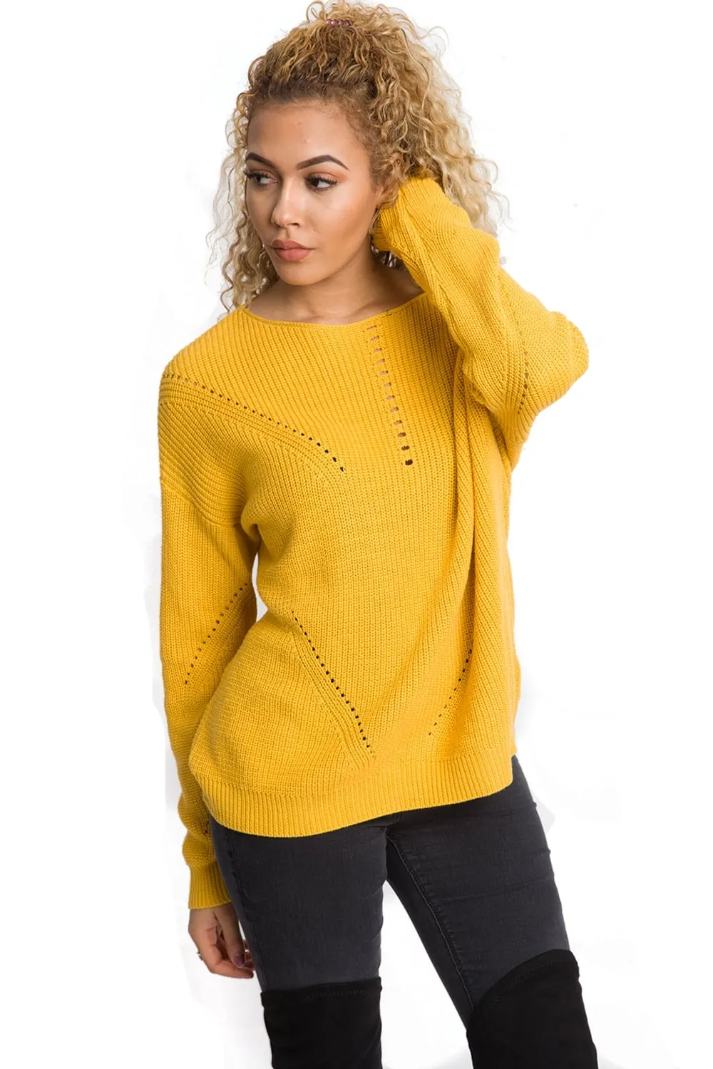 Longline Knit Jumper