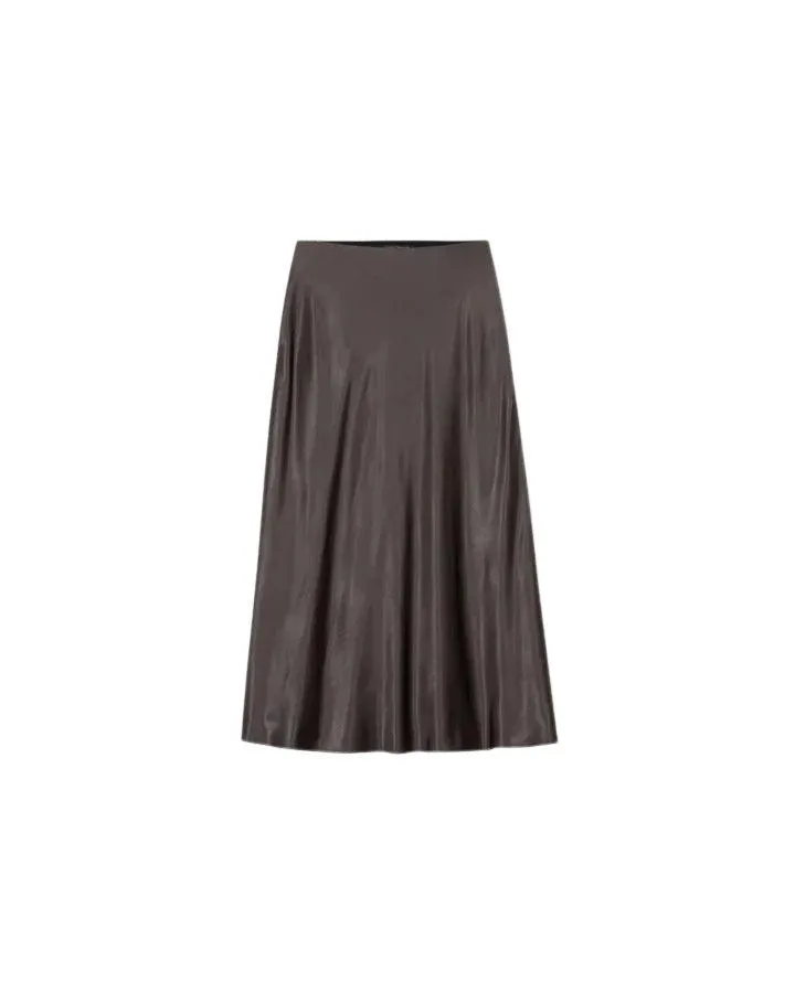 Luisa Cerano Satin Midi Skirt