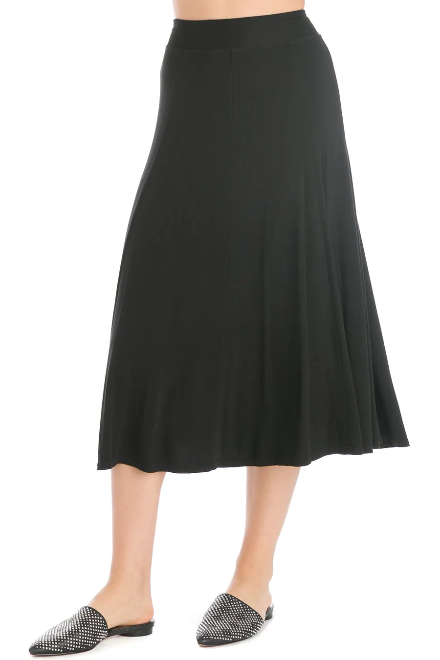 Luxe Princess Panel Midi Skirt