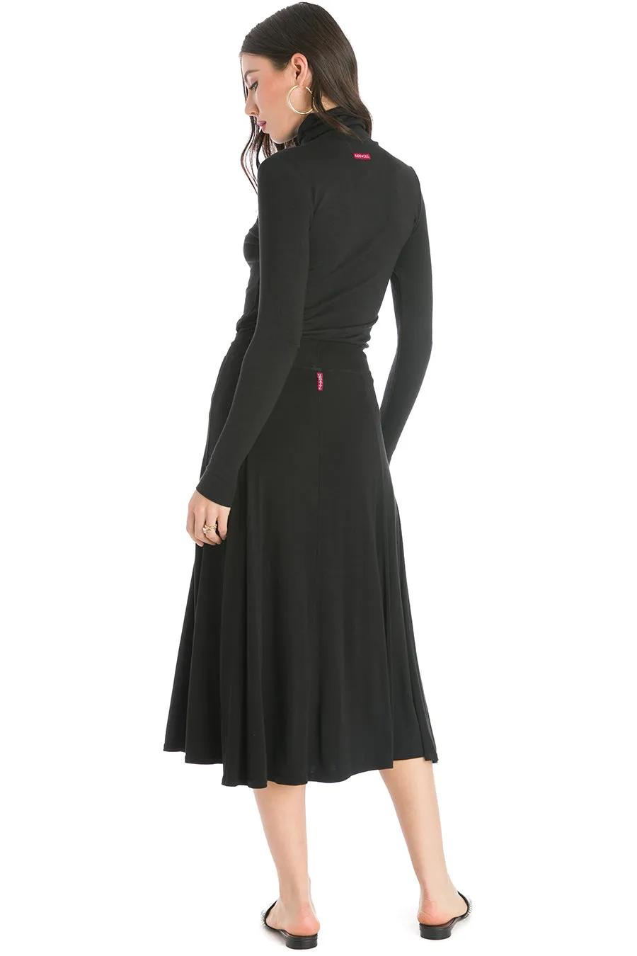 Luxe Princess Panel Midi Skirt