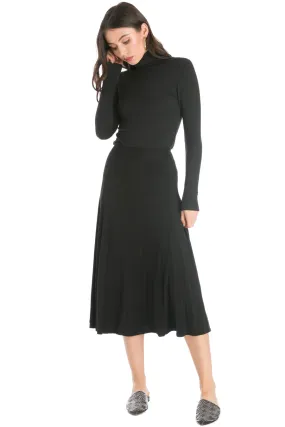 Luxe Princess Panel Midi Skirt