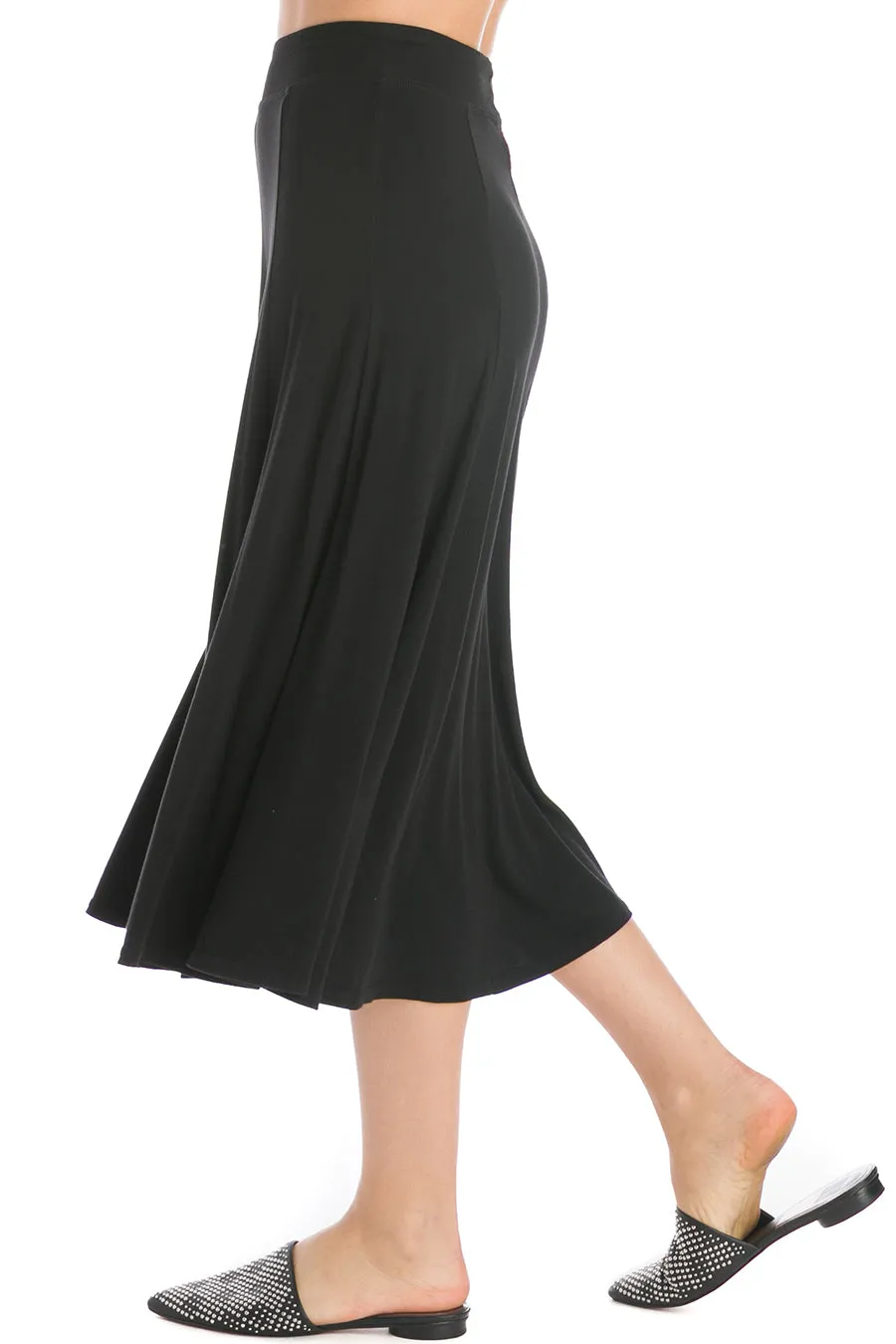 Luxe Princess Panel Midi Skirt