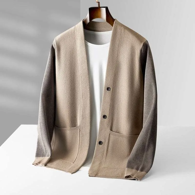 Men's Casual Wool Knitted Cardigan