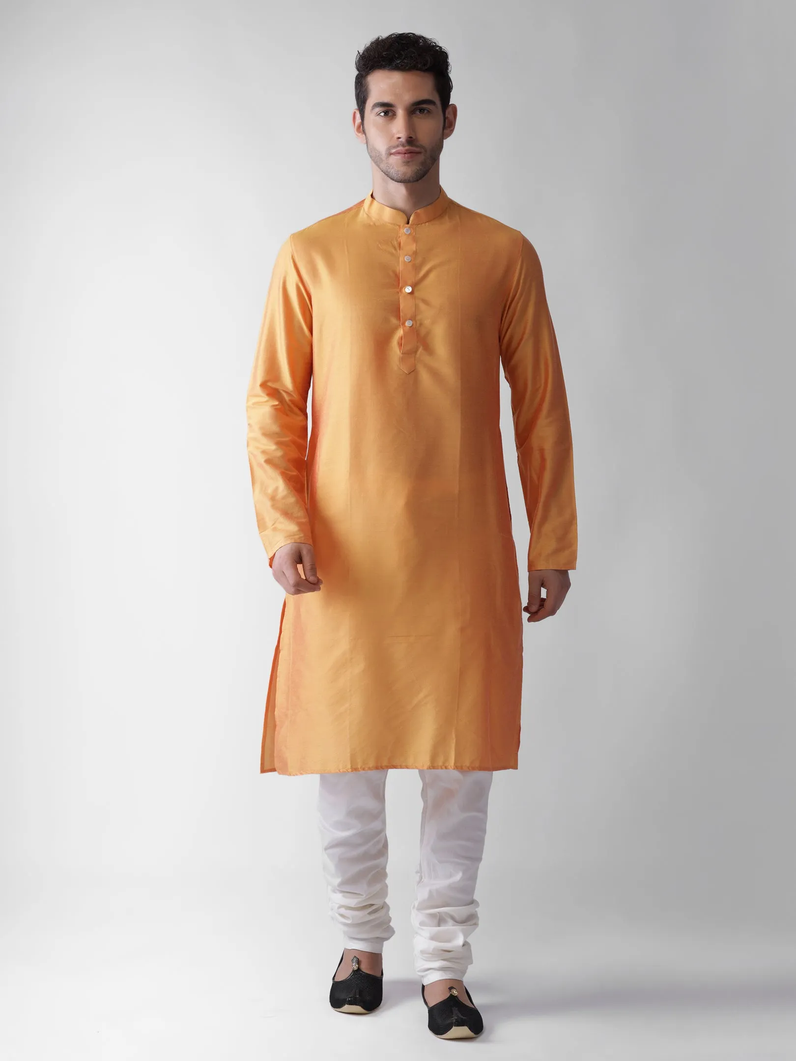 Men's Multi Kurta Jacket Churidar Set