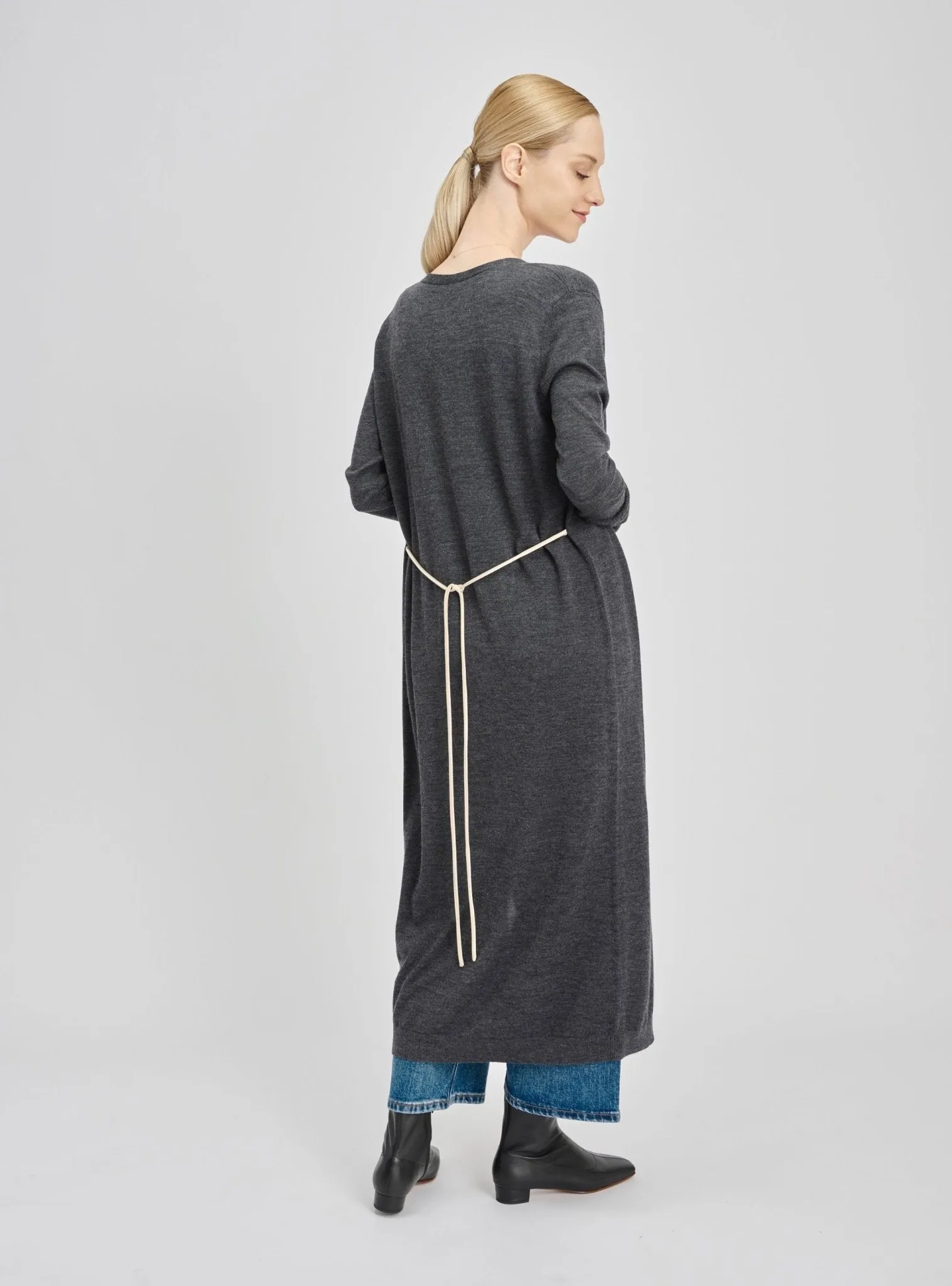 MIC maxi cardigan (Grey)