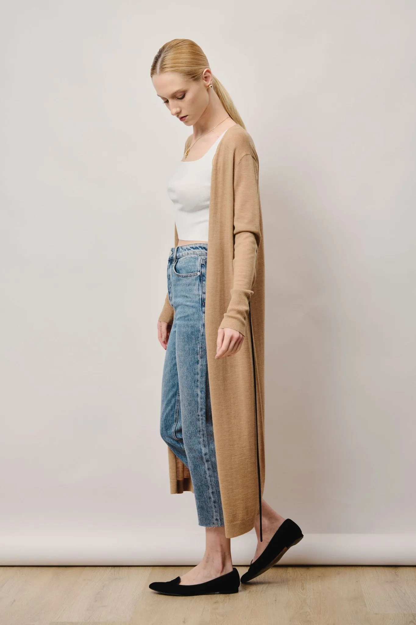 MIC maxi cardigan (Sand)