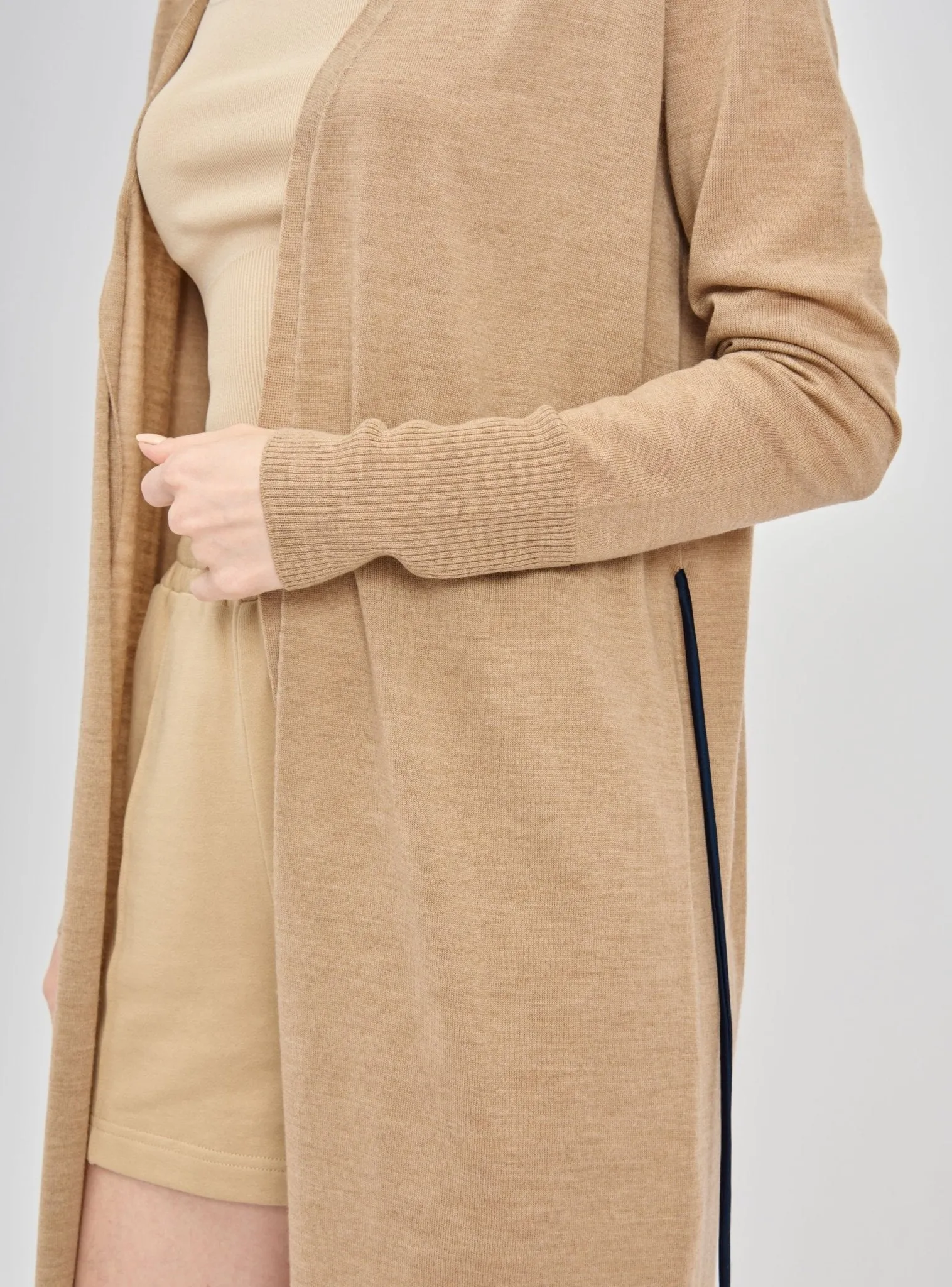 MIC maxi cardigan (Sand)