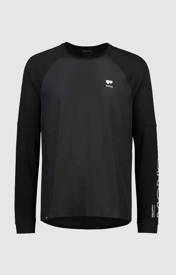 Mons Royale Tarn Merino Shift Wind Jersey Black