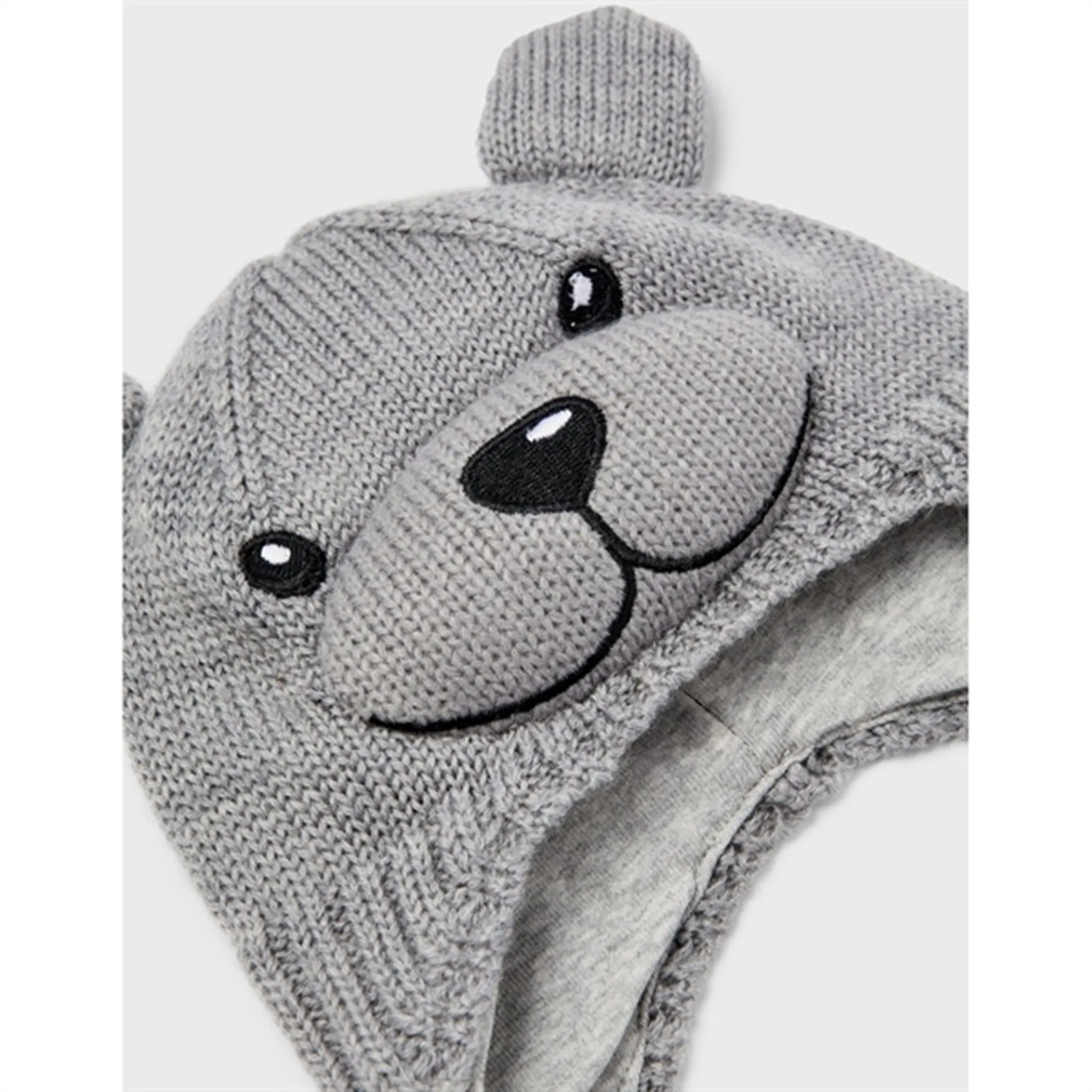 Name it Grey Melange Runi Wool Knit Hat