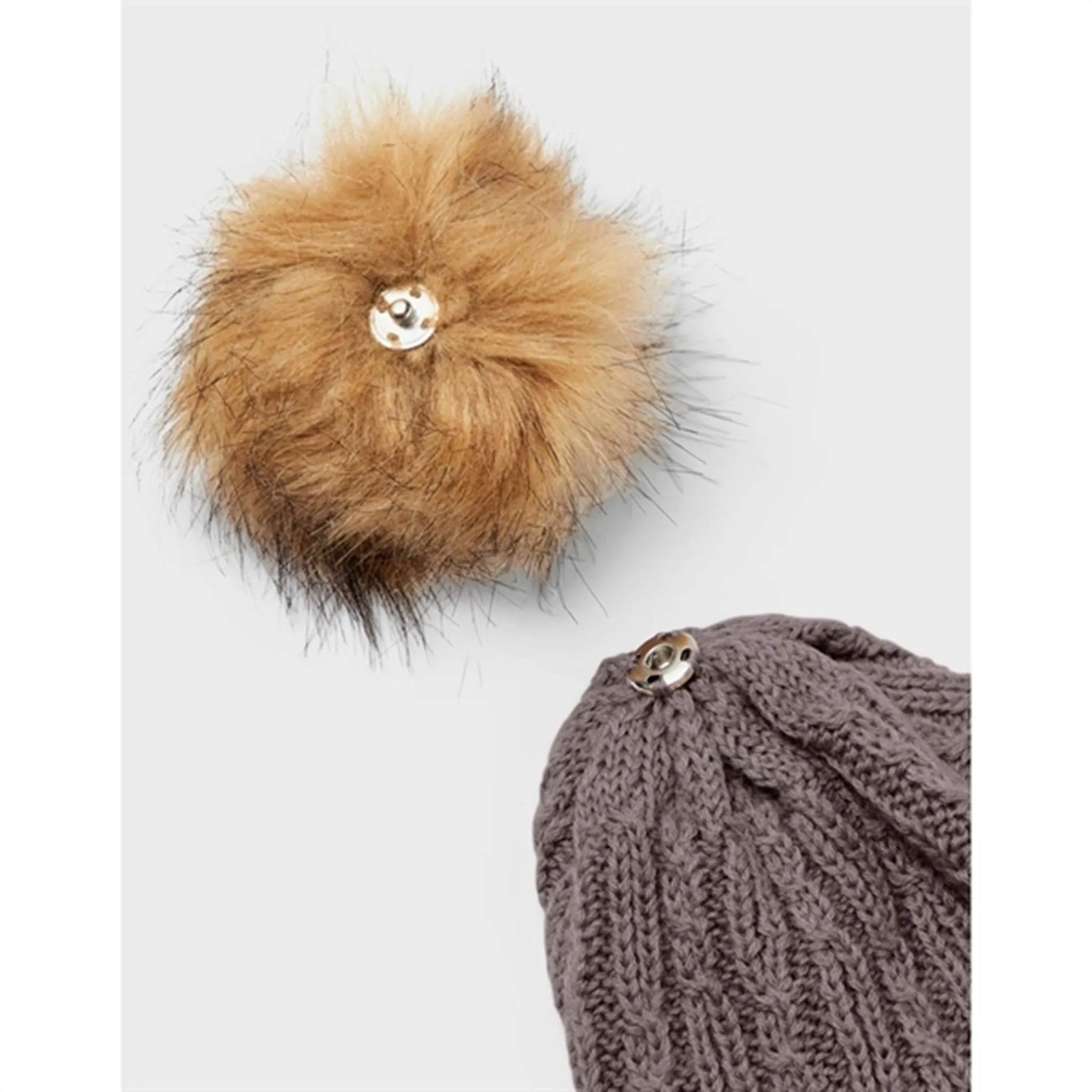 Name it Peppercorn Wrilla Wool Knit Hat