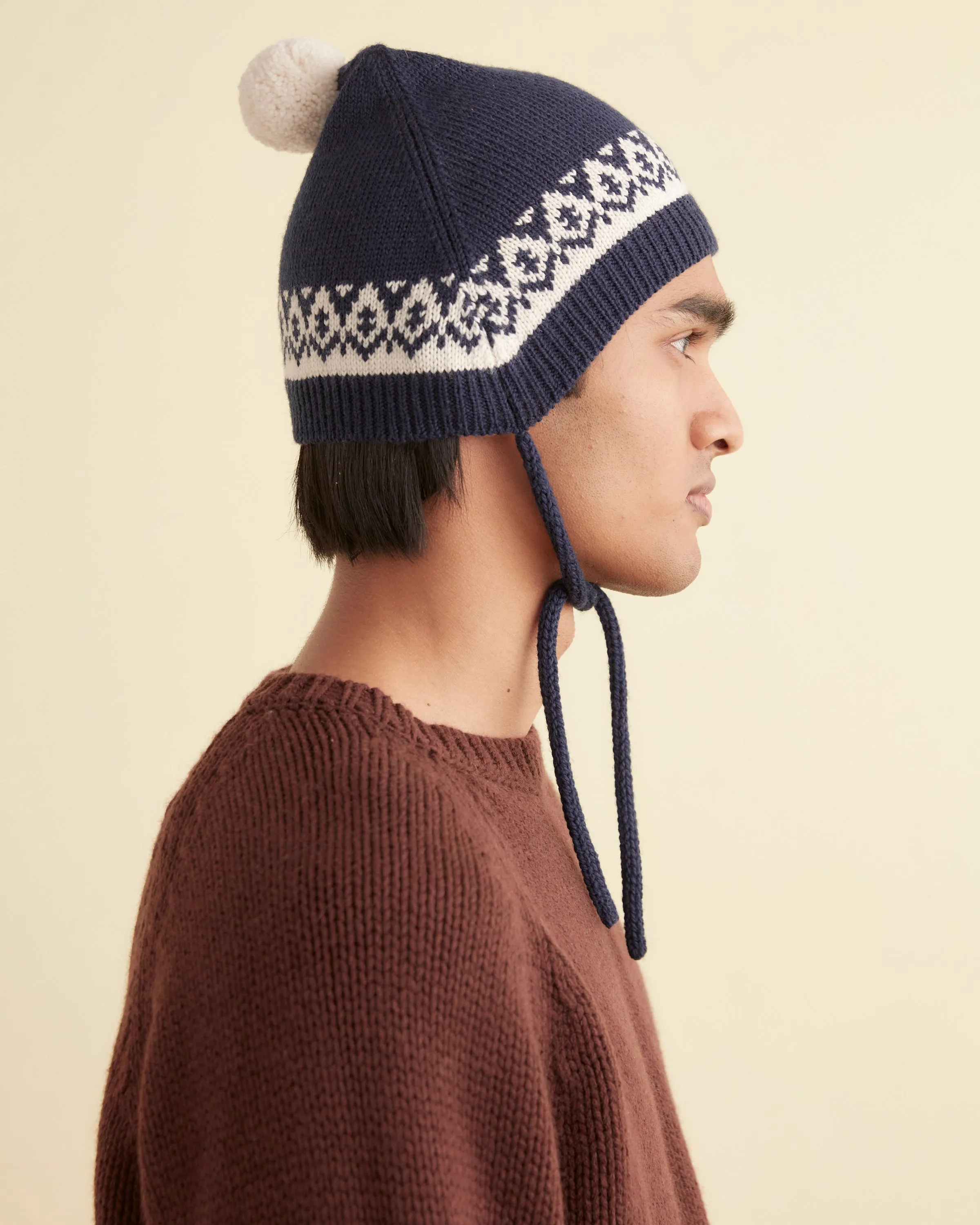 Navy Bobble Hat