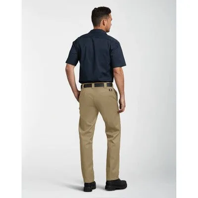 NEW - Dickies Men's Slim Fit Straight Leg Work Pants - Khaki 29x30