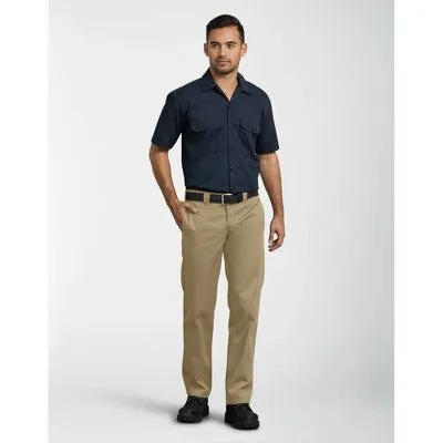 NEW - Dickies Men's Slim Fit Straight Leg Work Pants - Khaki 29x30