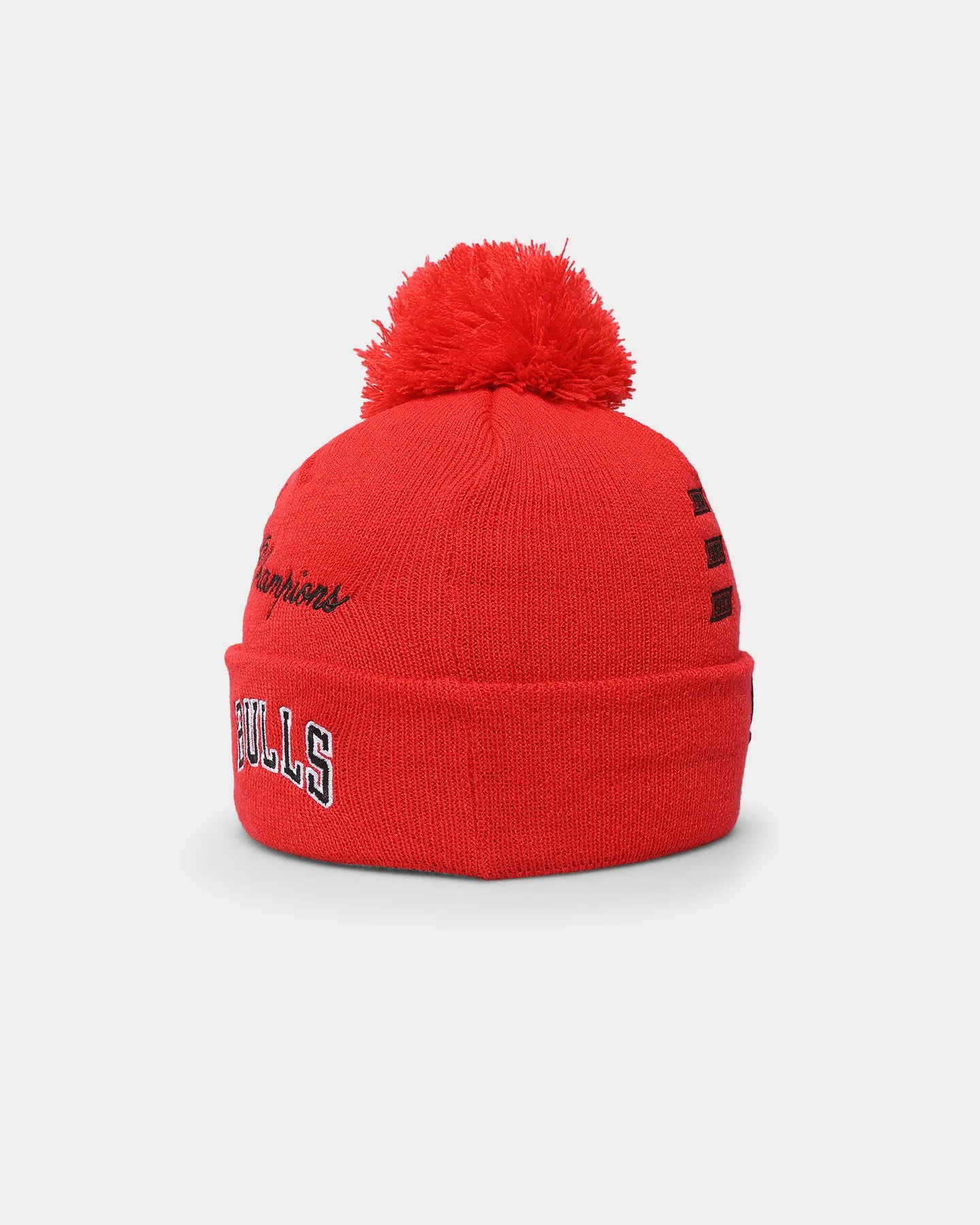 New Era Chicago Bulls Knit Thin All-Over Beanie Red