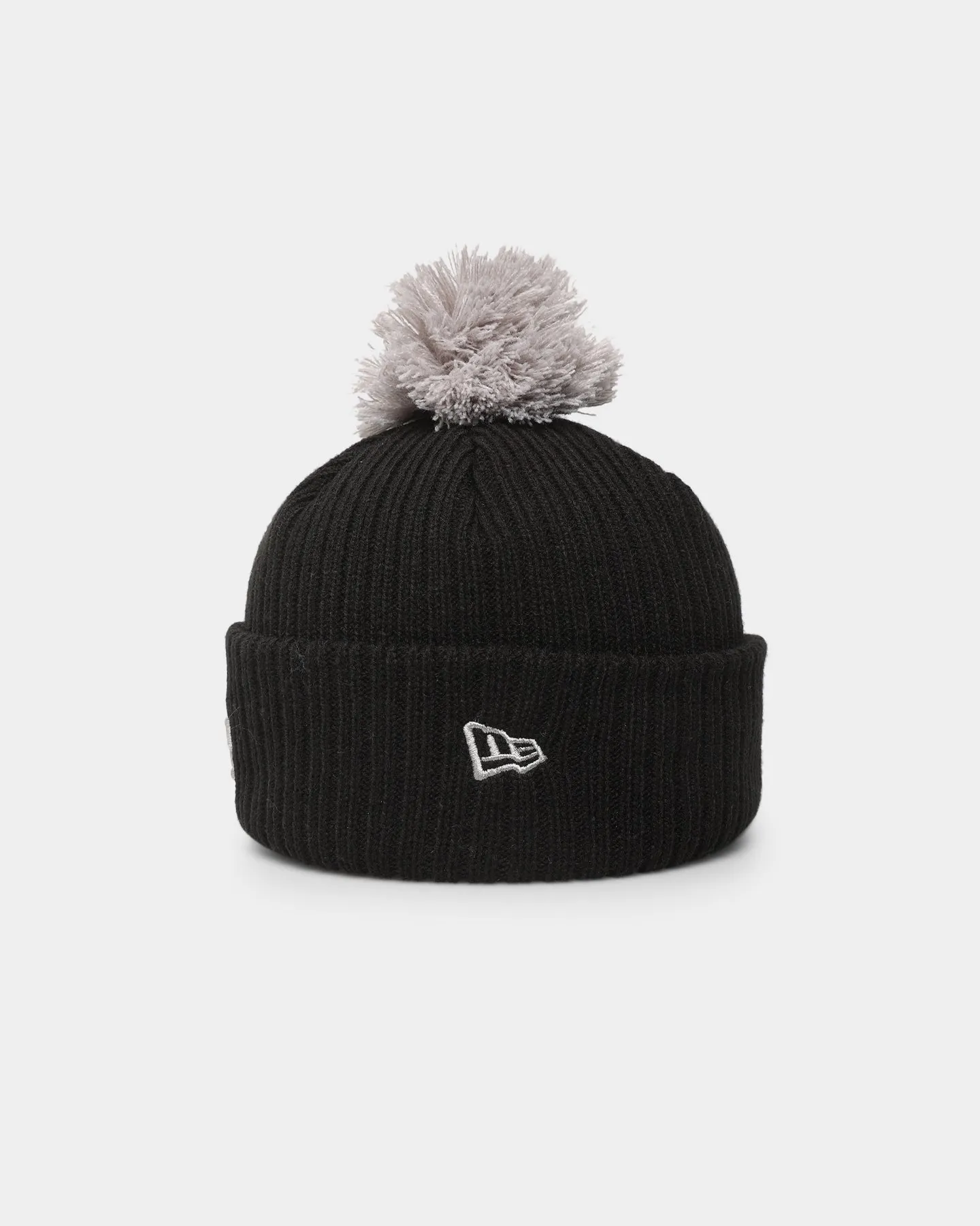 New Era Los Angeles Dodgers Knit Thin Pom Beanie Black