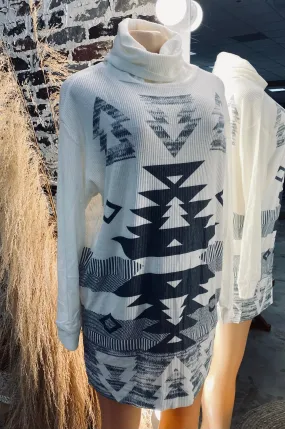 NEW! Kylie's Aztec White Dress