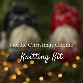 Nordic Christmas Gnome | Complete Knitting Kit