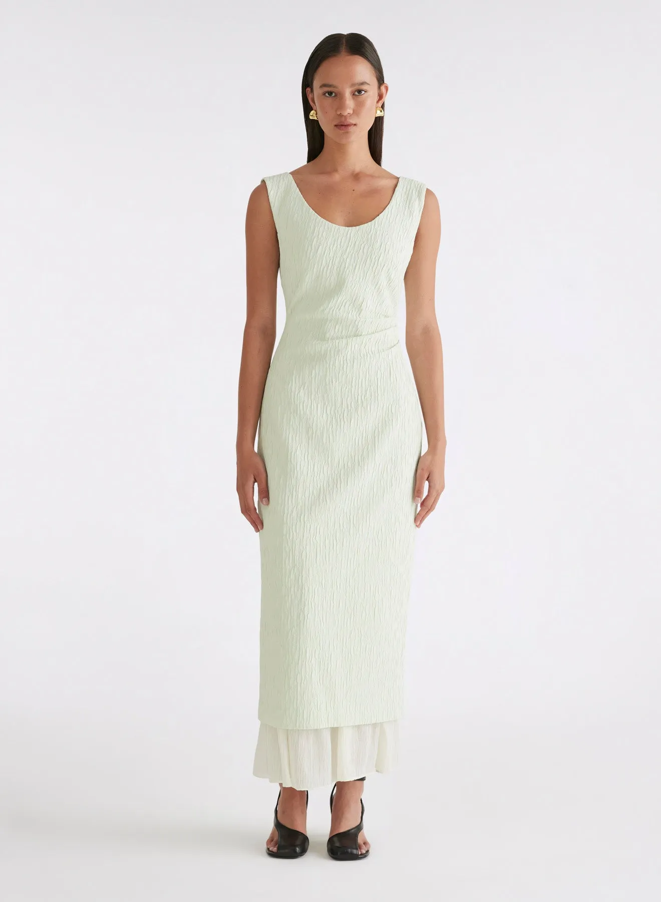 OLIVIA DRESS (PISTACHIO)