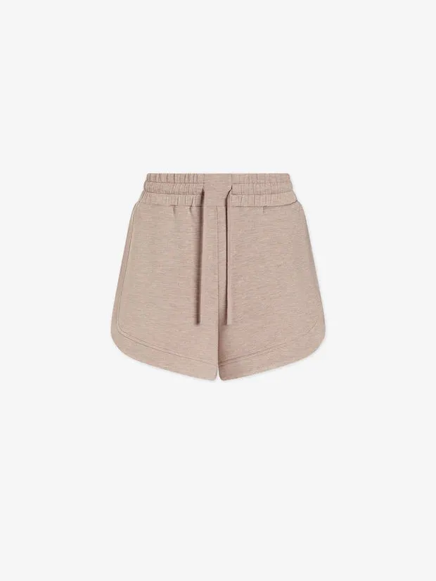 Ollie High Rise Short 3.5" in TAUPE MARL