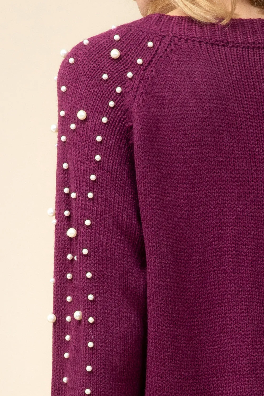 Pearl Embellished Sweater