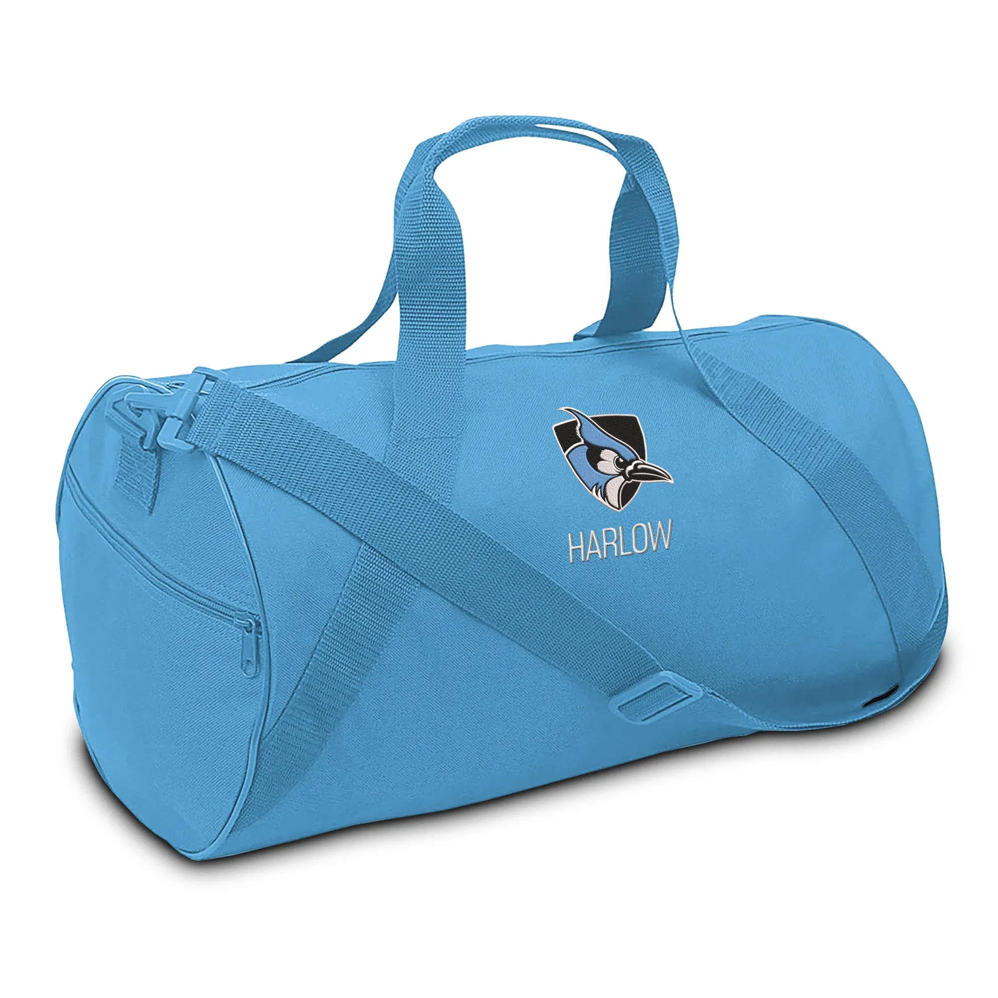 Personalized Johns Hopkins Blue Jays Duffel Bag