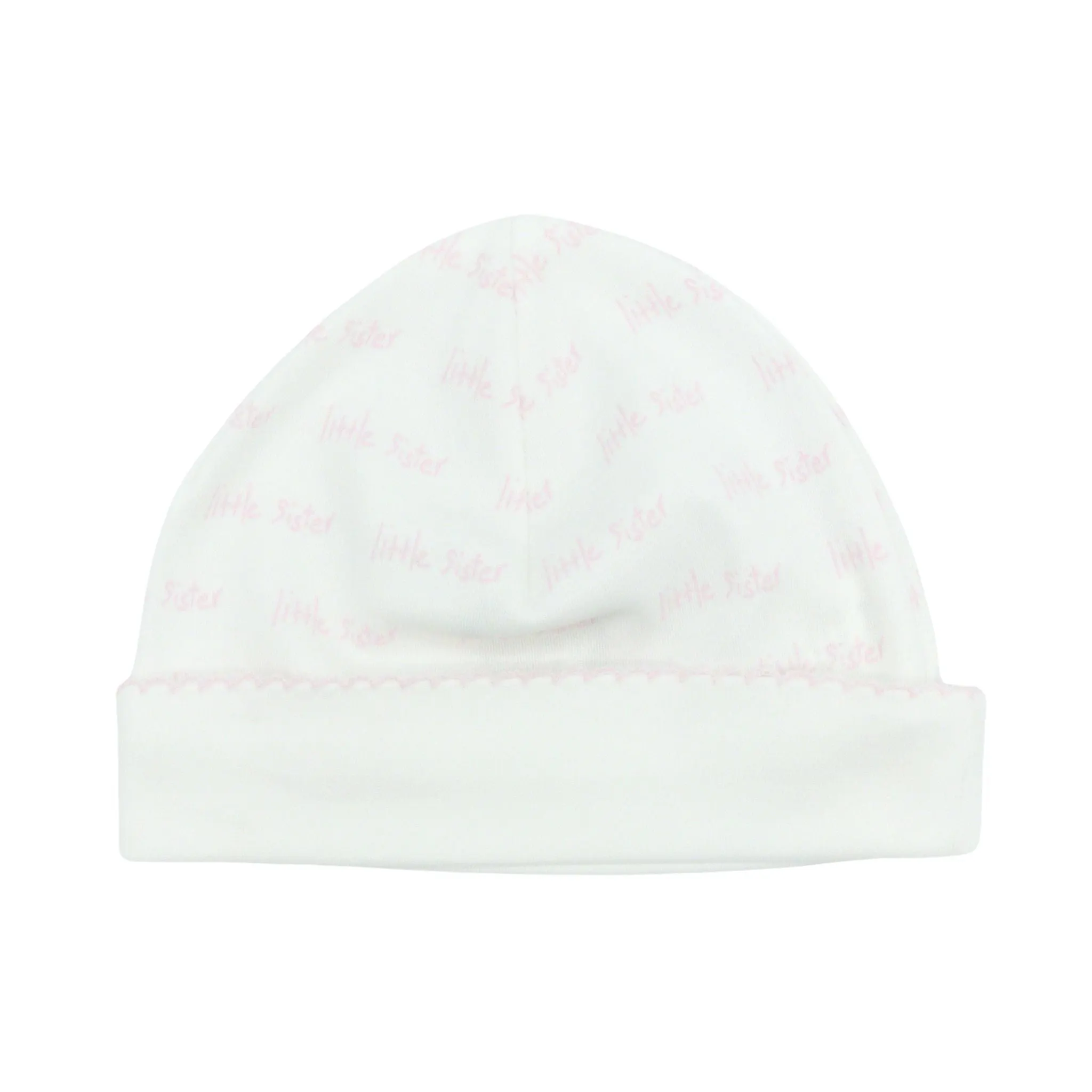 Pima Knit "Little Sister" Printed Hat