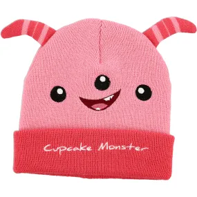 Pink Cupcake Monster One Size Fits All Baby Hat