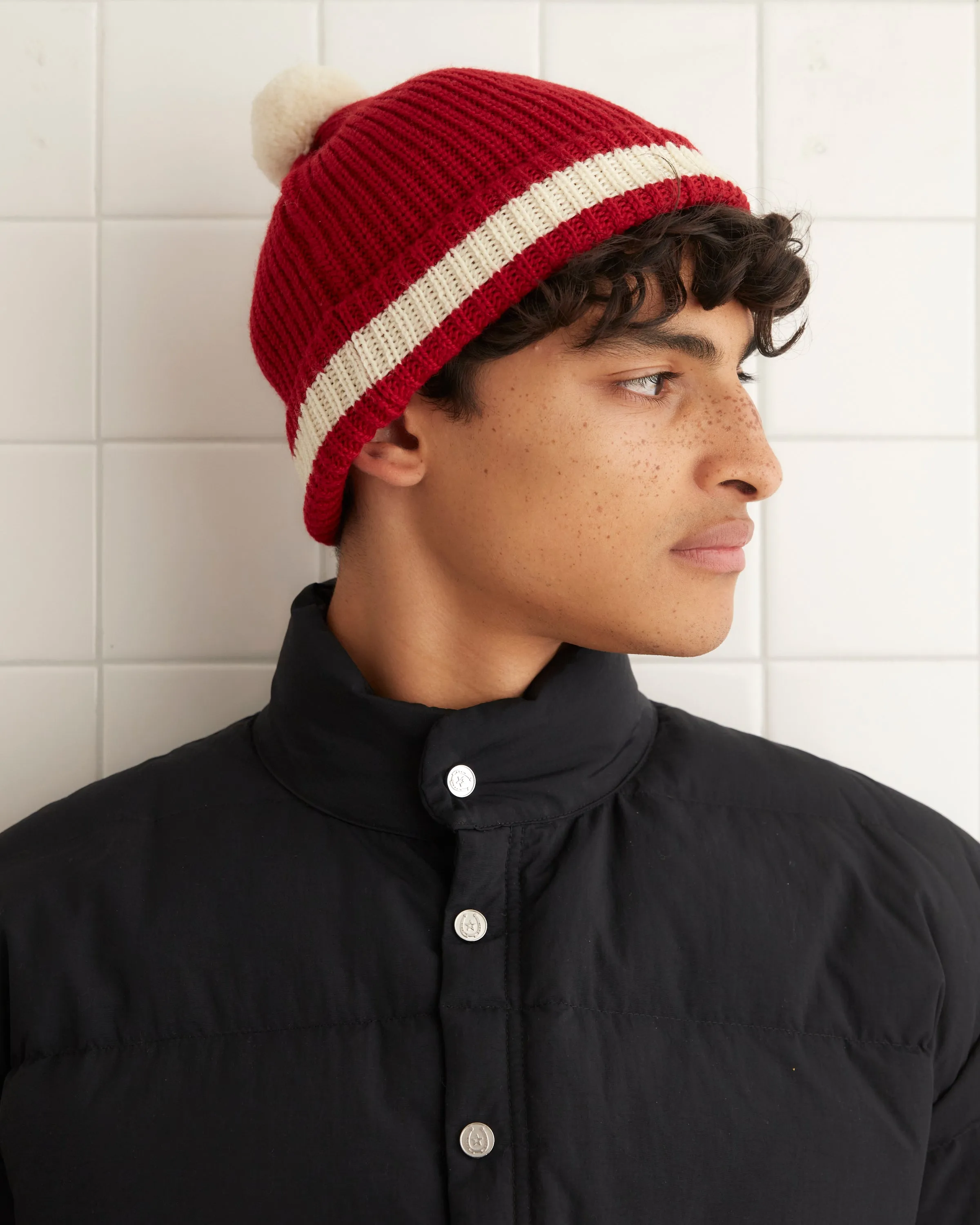 Pom Hat - Red