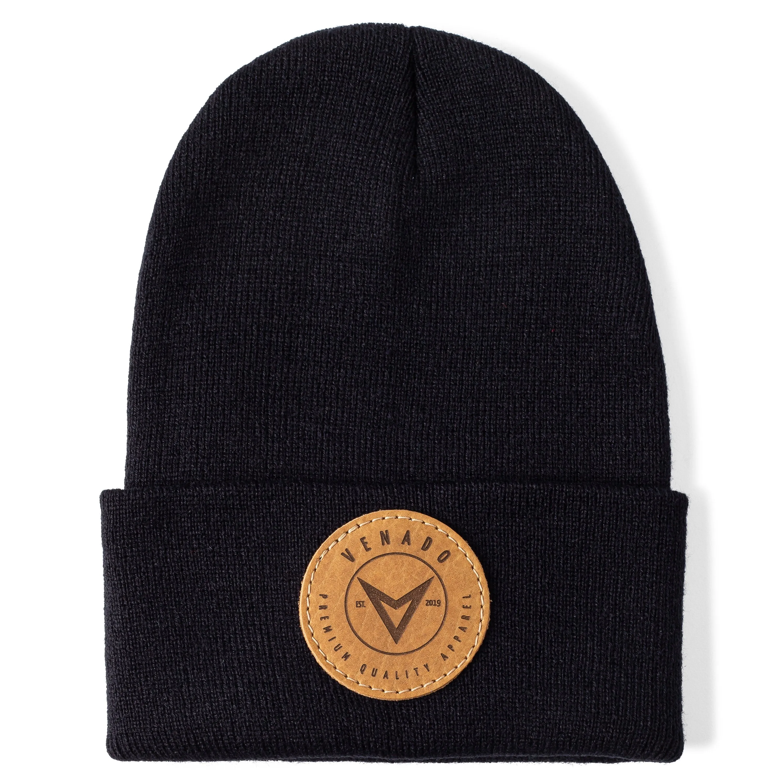 Premium V Logo Knit Beanie Hat