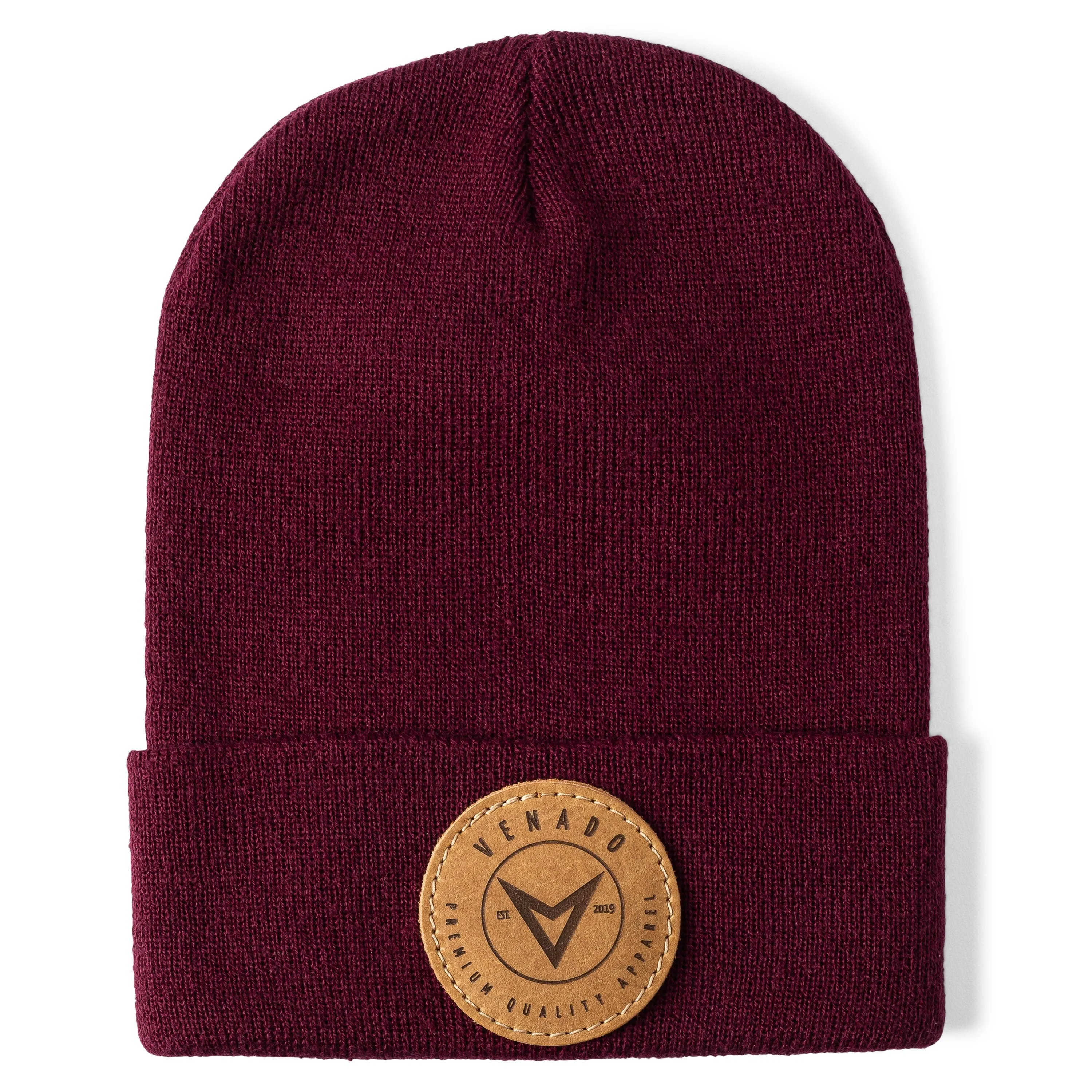 Premium V Logo Knit Beanie Hat