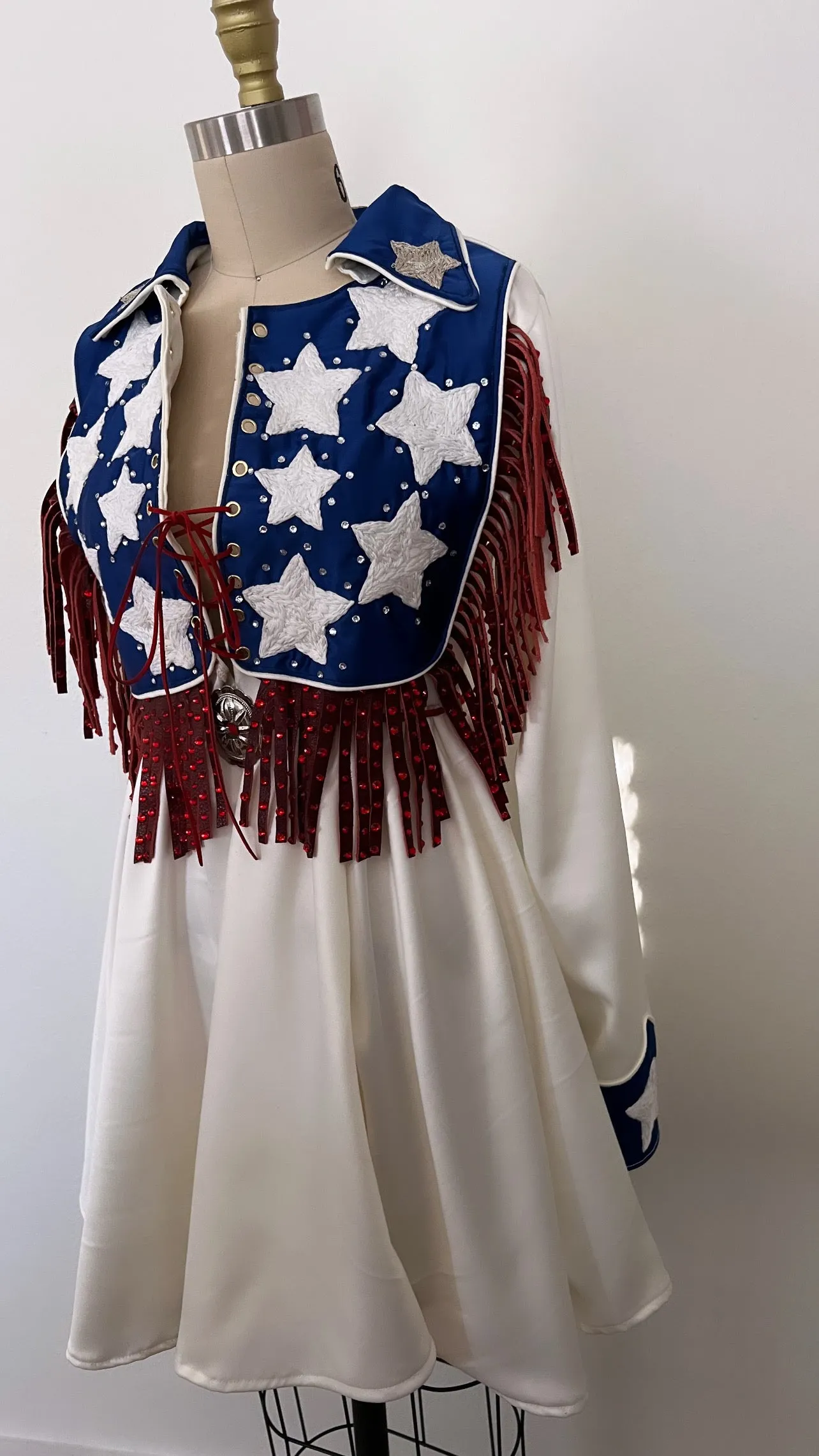 Queen Of The Rodeo Embroidered Dress