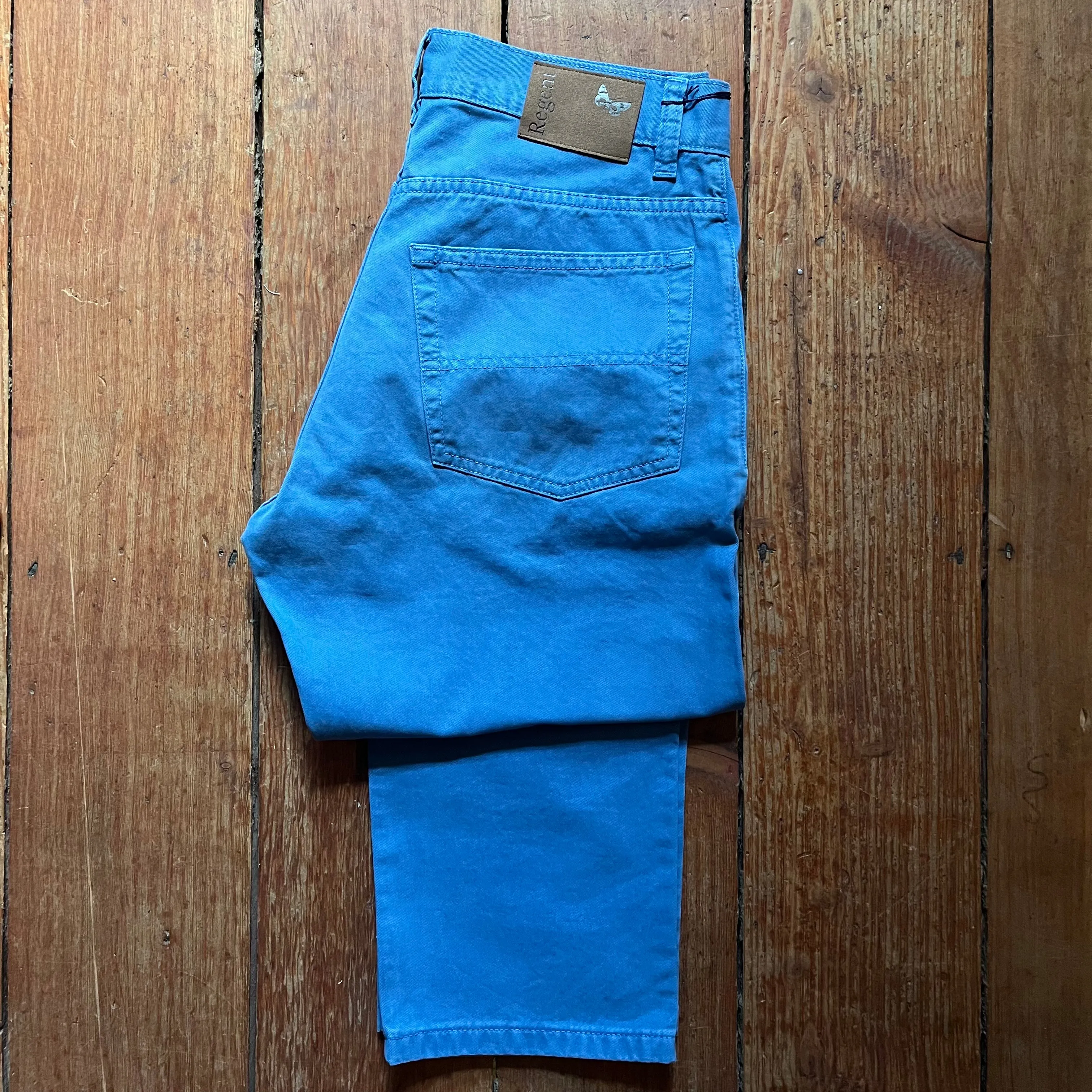 Regent - Chino Jeans – Blue Cotton