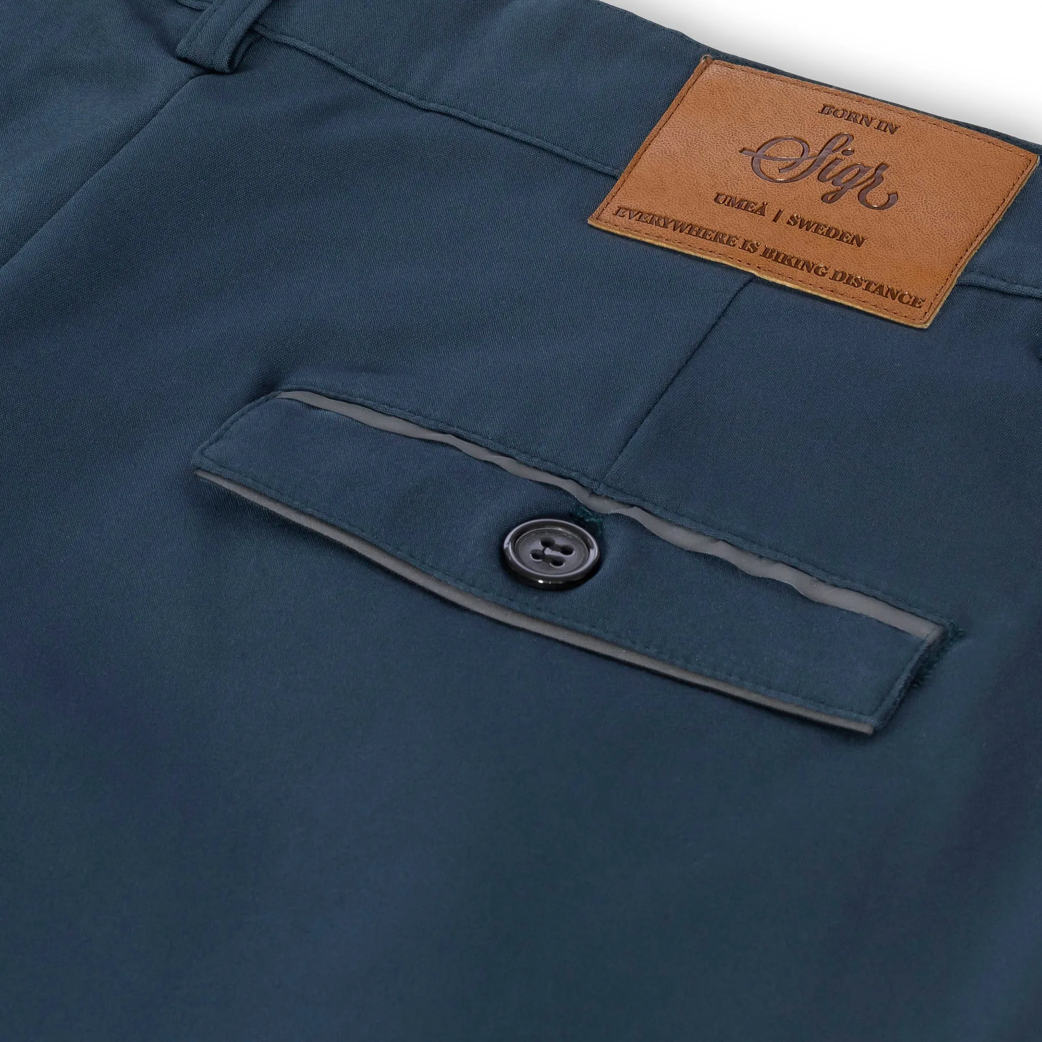 Riksväg 99 Men's Petrol Blue Cycling Chinos