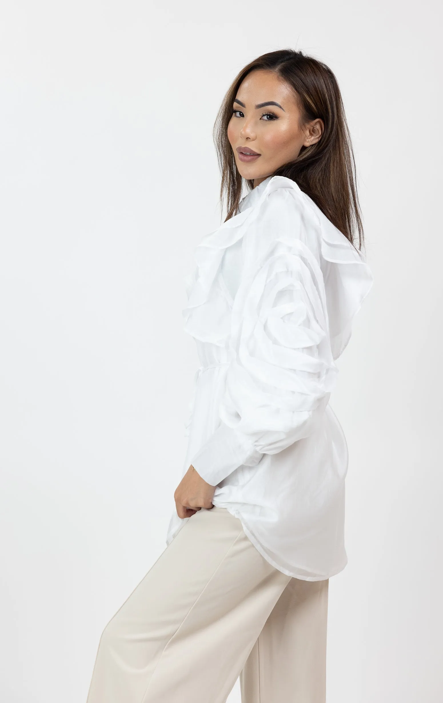 Ruffle Detail Shirt