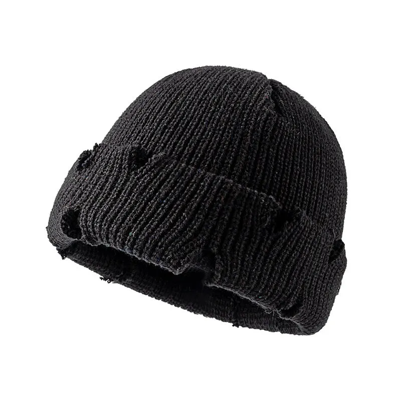 Short Dome Knitted Hat Hi Hop Hats